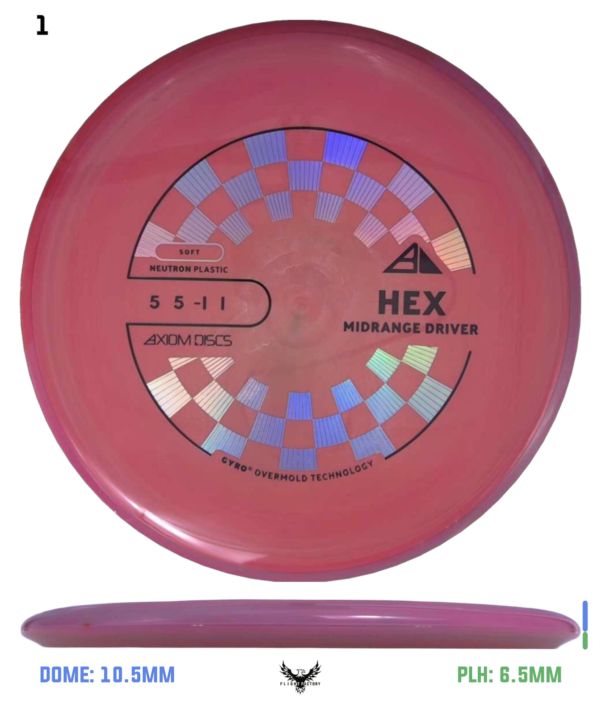 Axiom Neutron Soft Hex - New Stock Stamp