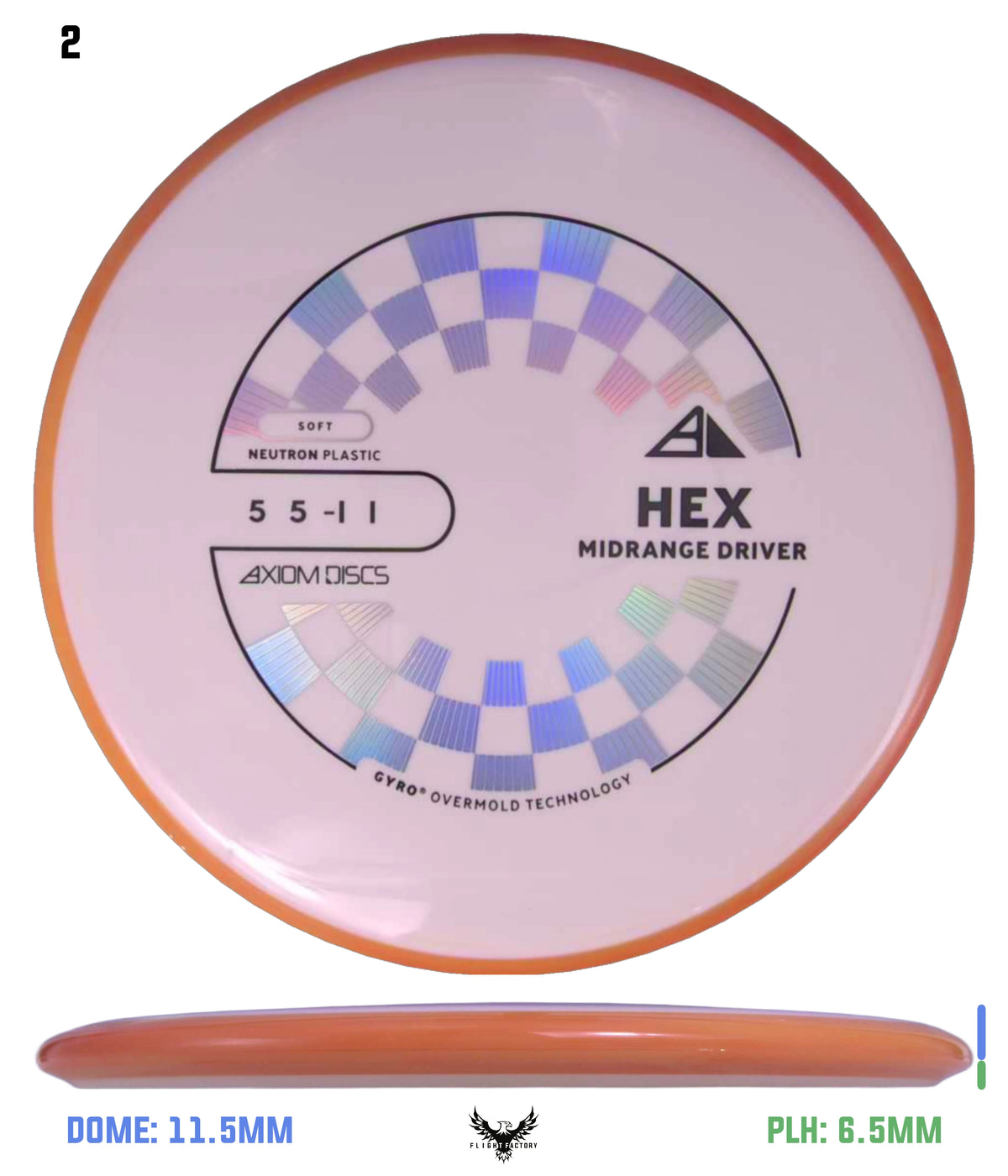 Axiom Neutron Soft Hex - New Stock Stamp