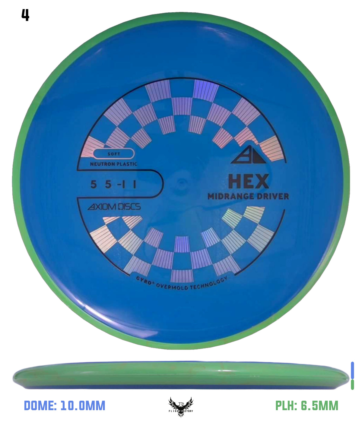 Axiom Neutron Soft Hex - New Stock Stamp