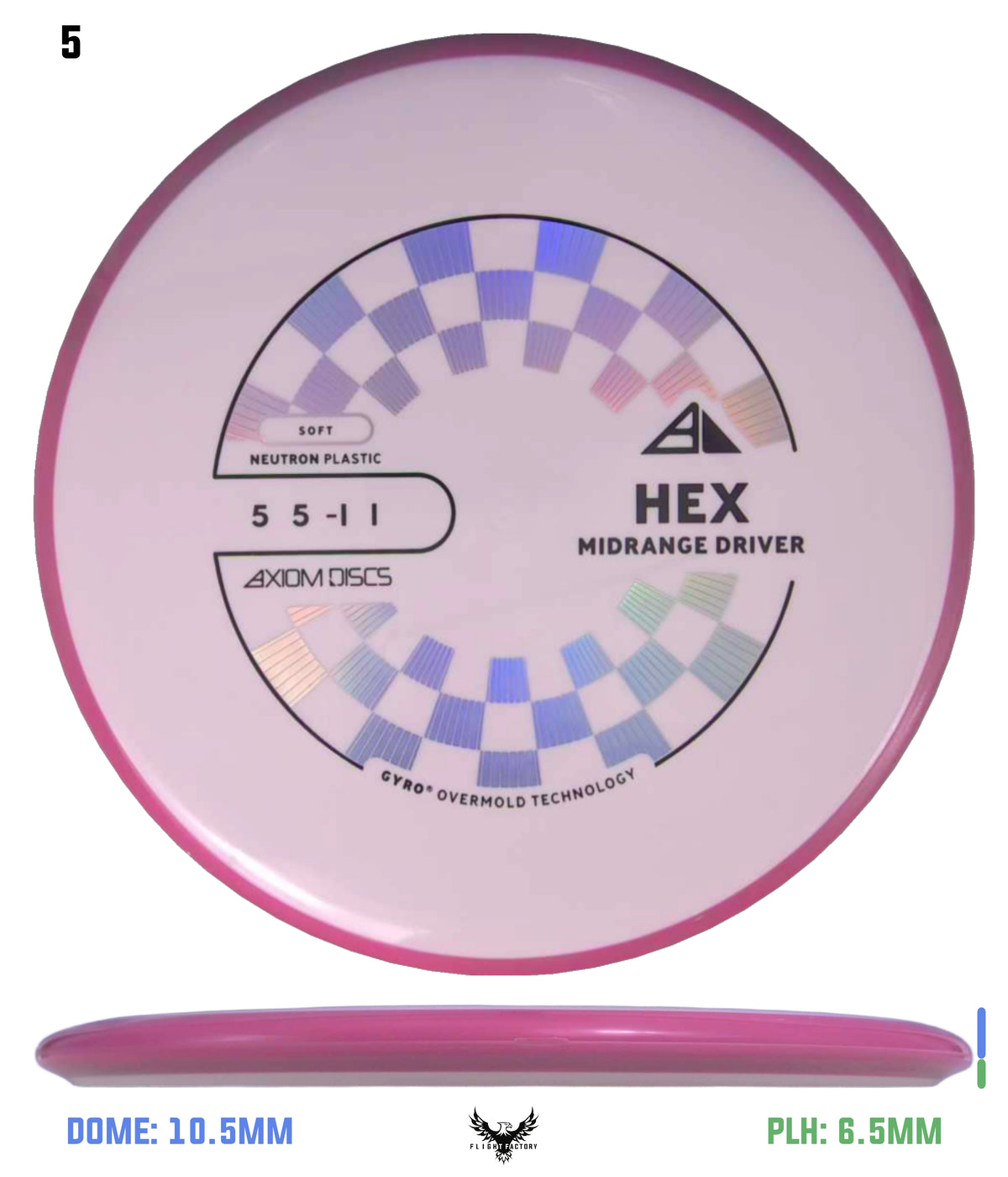 Axiom Neutron Soft Hex - New Stock Stamp