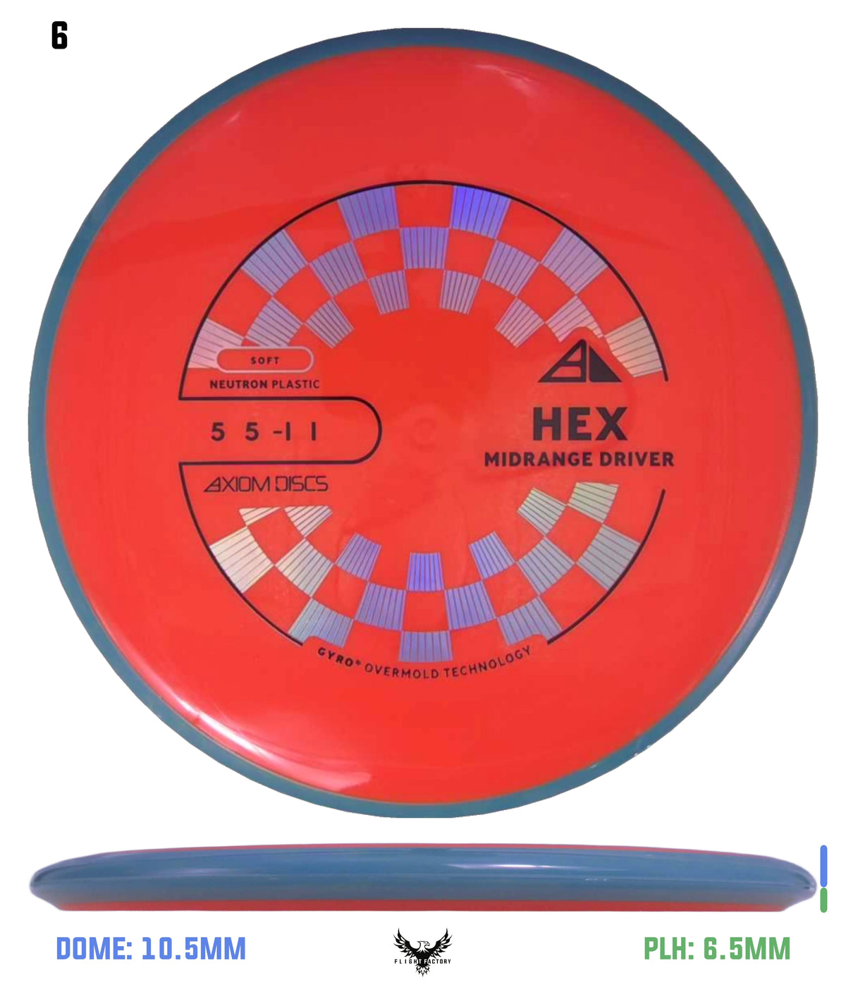 Axiom Neutron Soft Hex - New Stock Stamp