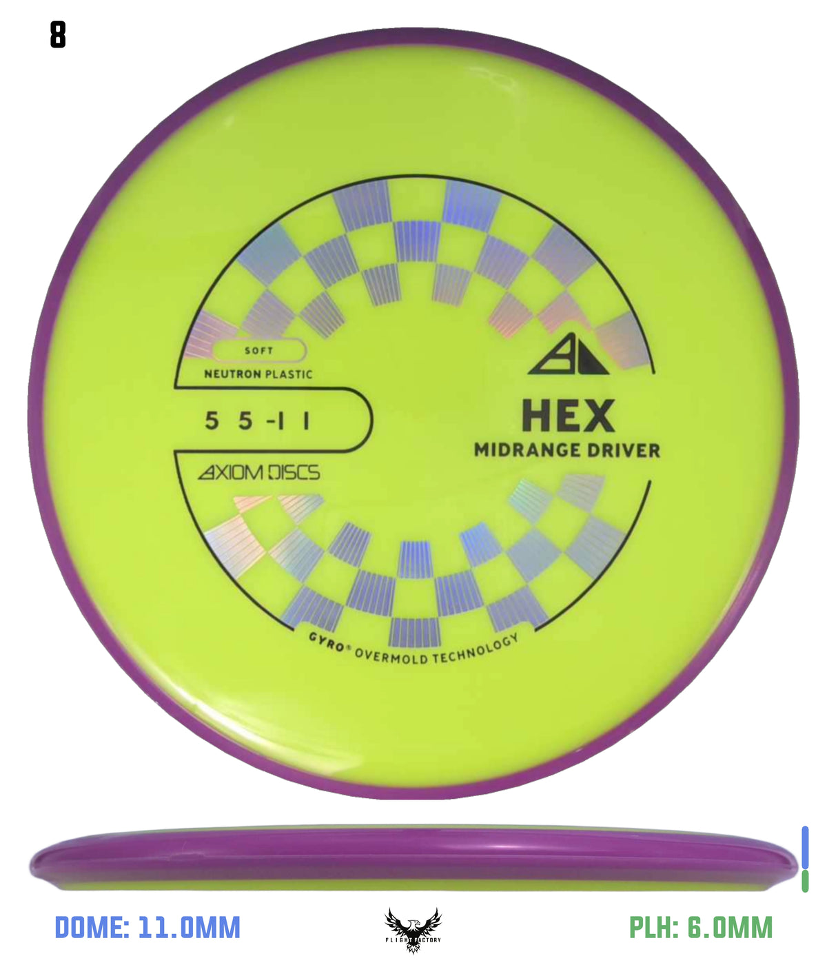 Axiom Neutron Soft Hex - New Stock Stamp