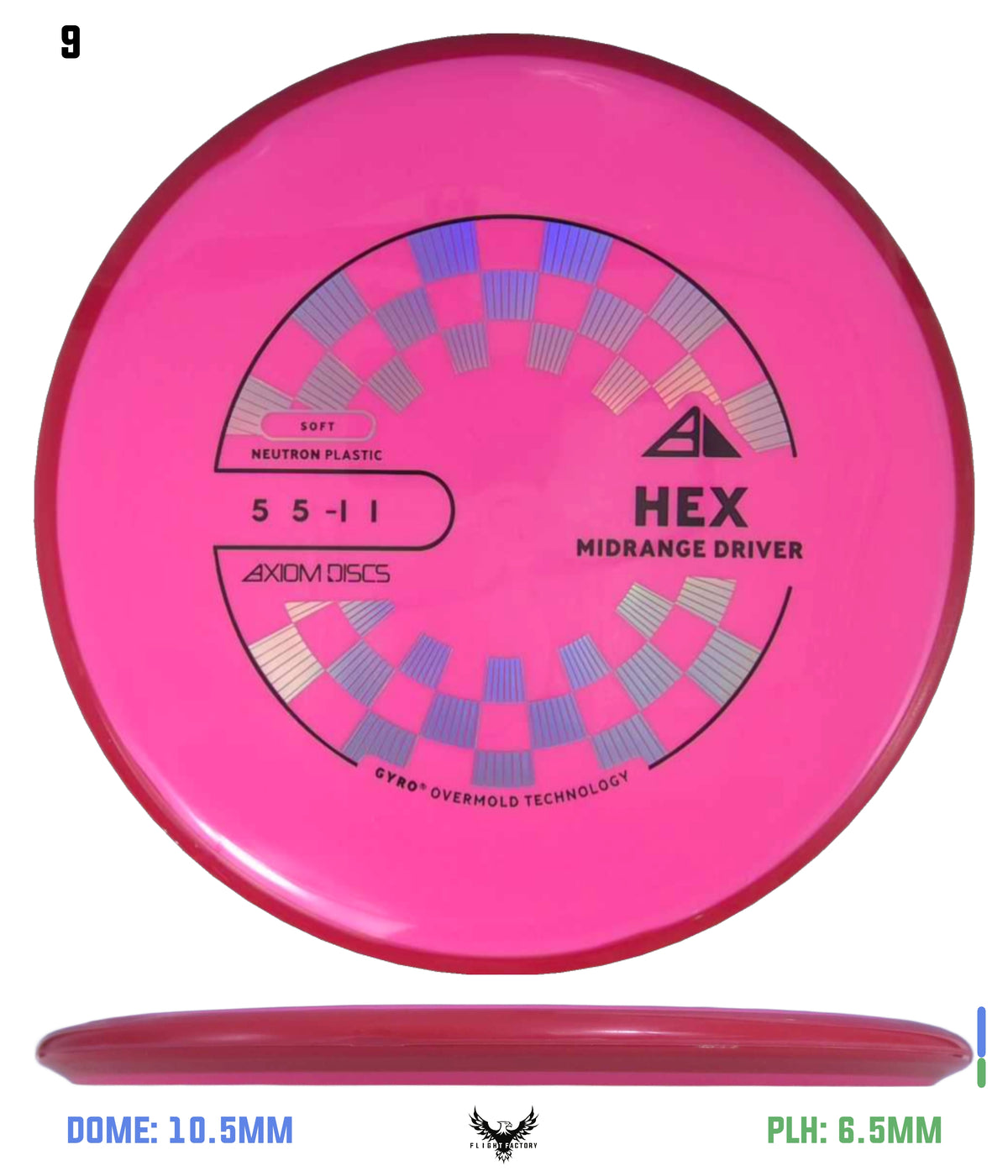 Axiom Neutron Soft Hex - New Stock Stamp