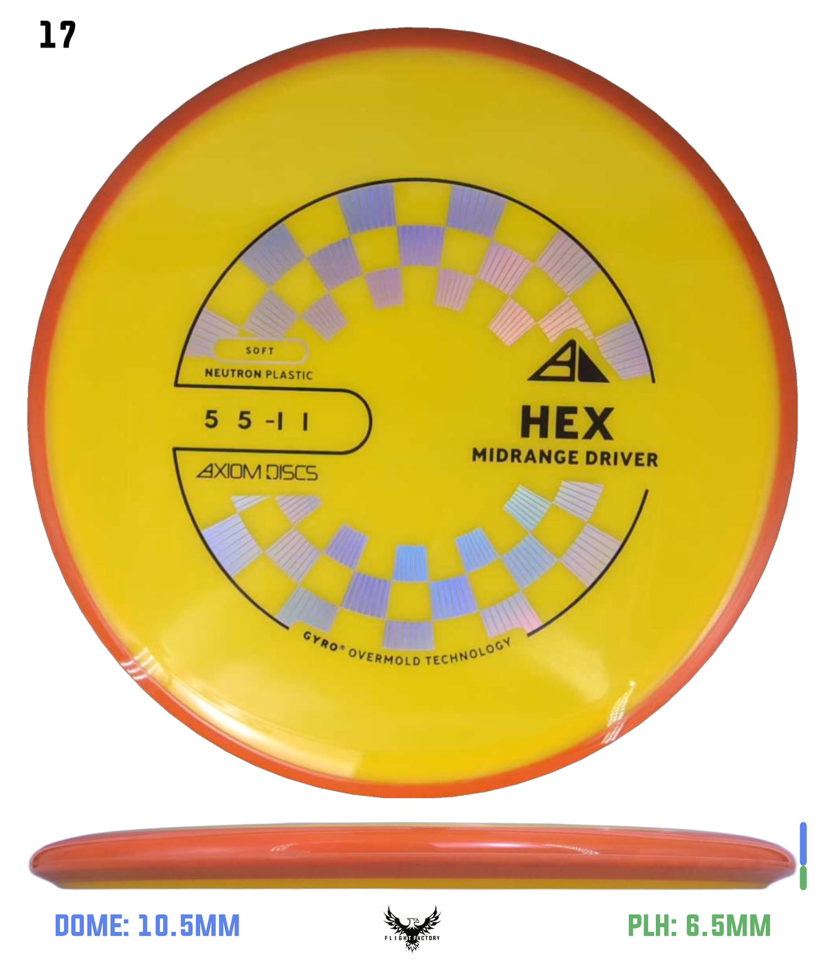 Axiom Neutron Soft Hex - New Stock Stamp