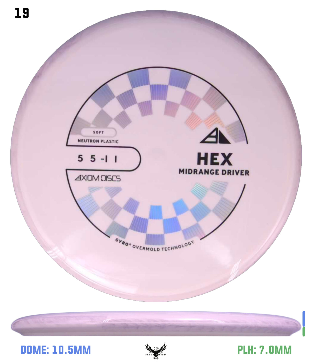 Axiom Neutron Soft Hex - New Stock Stamp