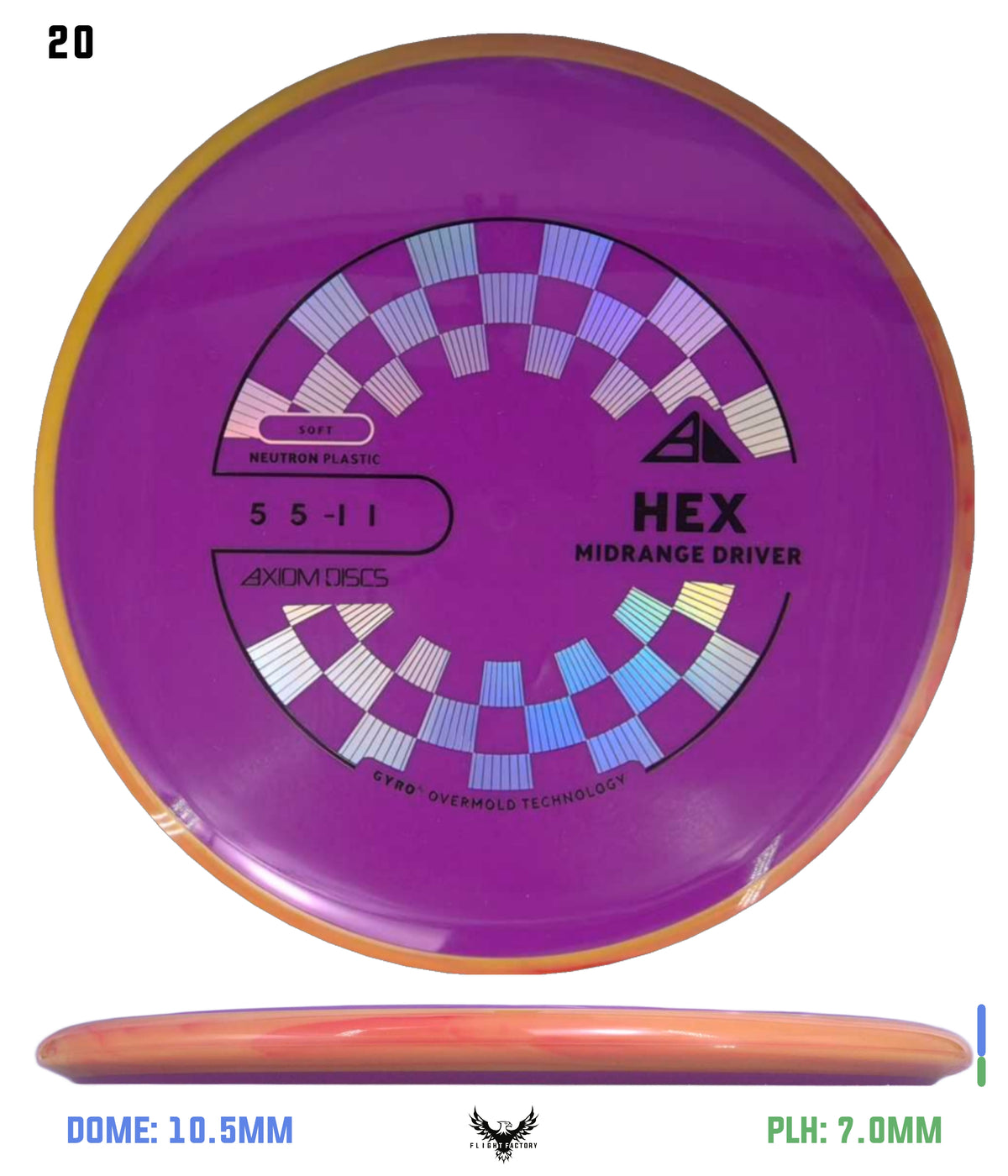 Axiom Neutron Soft Hex - New Stock Stamp