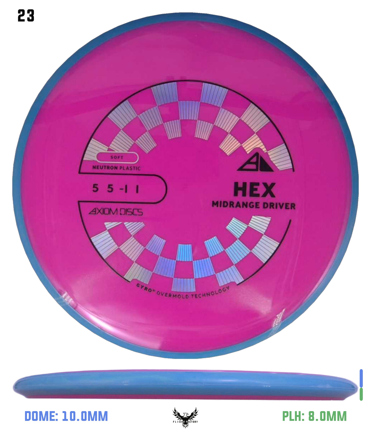 Axiom Neutron Soft Hex - New Stock Stamp