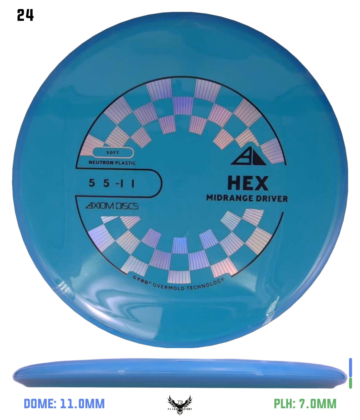 Axiom Neutron Soft Hex - New Stock Stamp
