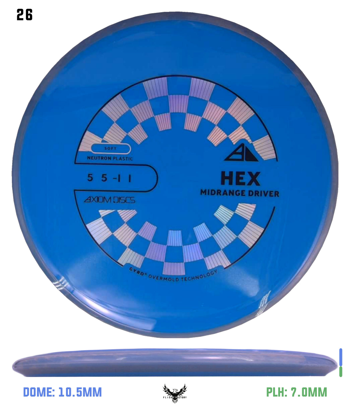Axiom Neutron Soft Hex - New Stock Stamp