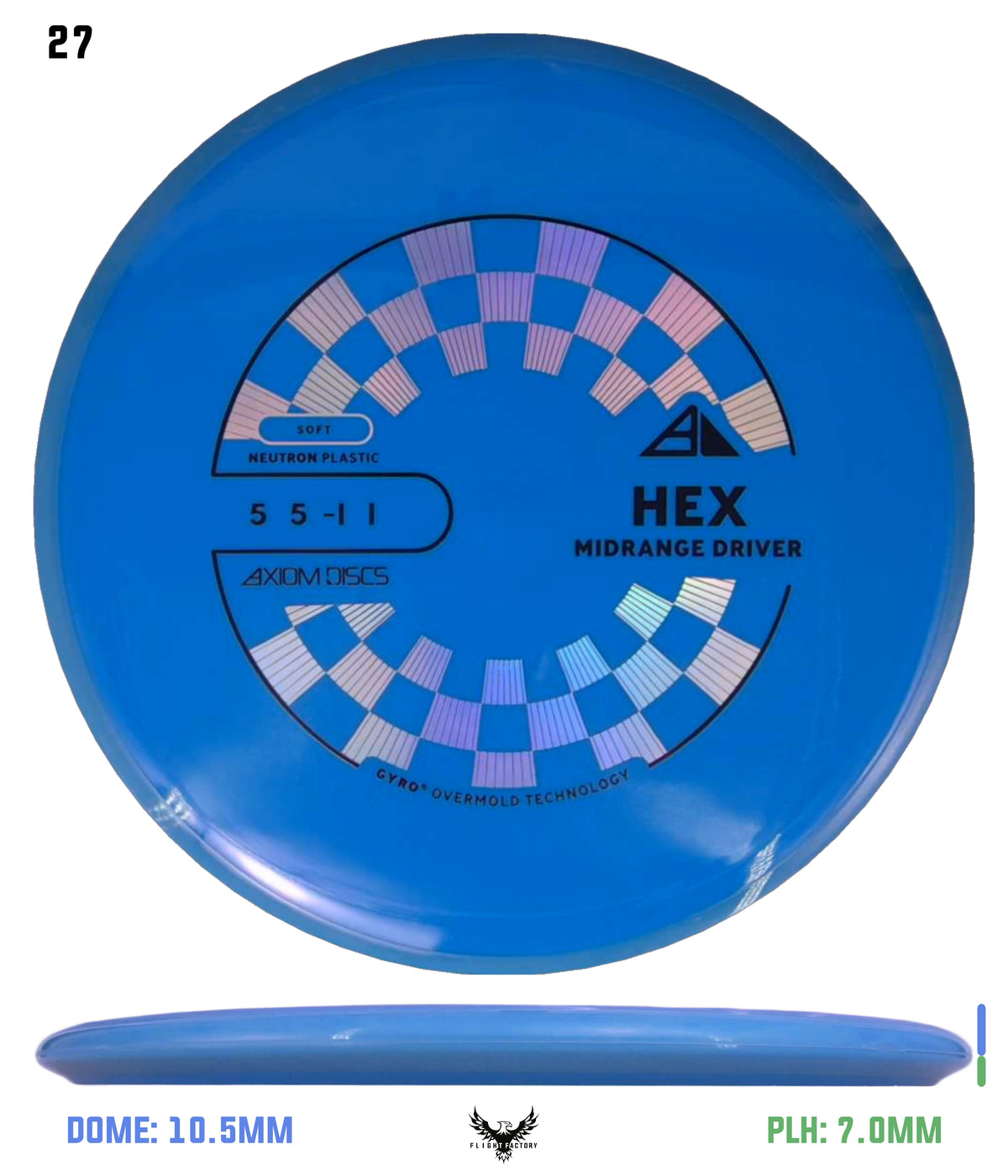 Axiom Neutron Soft Hex - New Stock Stamp