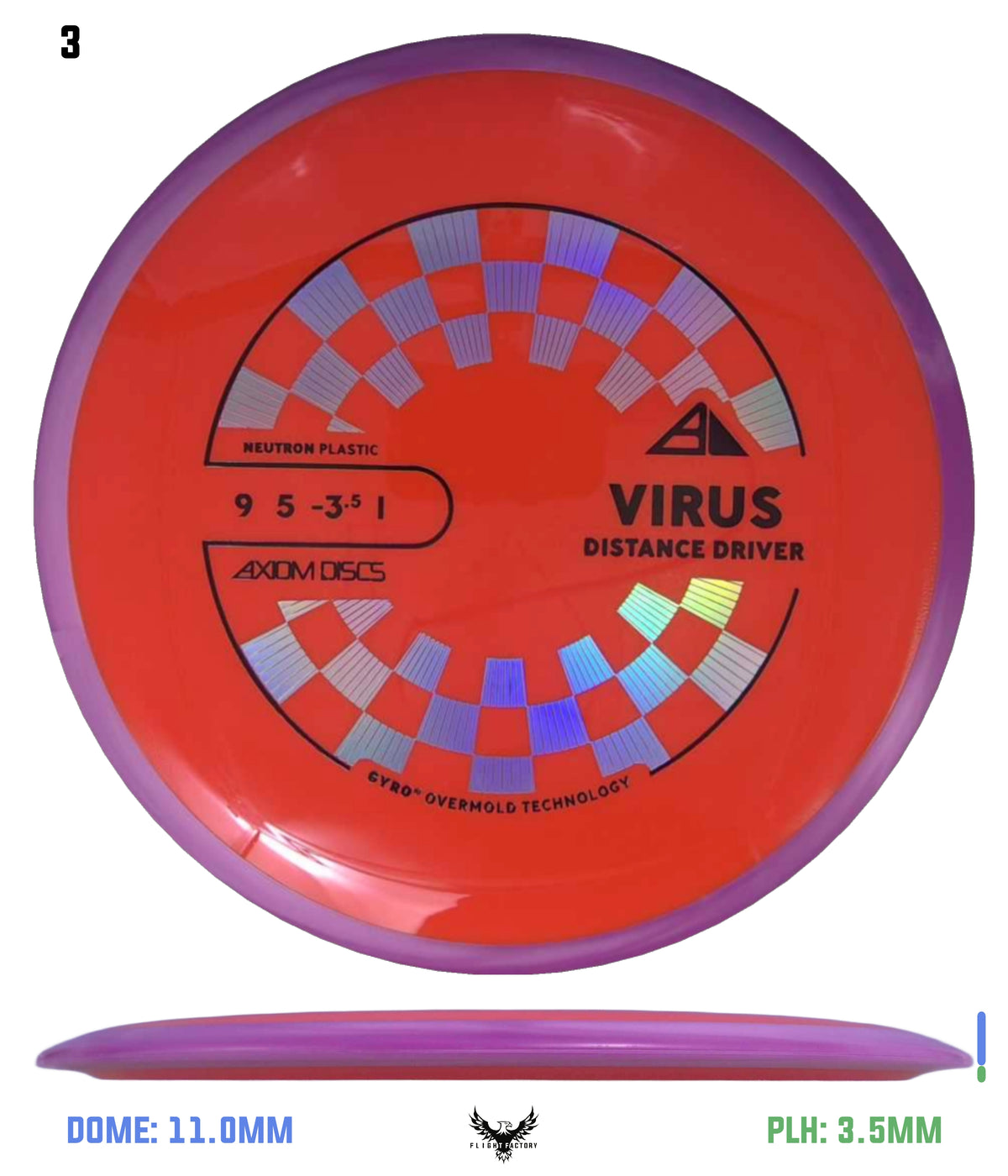 Axiom Neutron Virus - New Stock Stamp