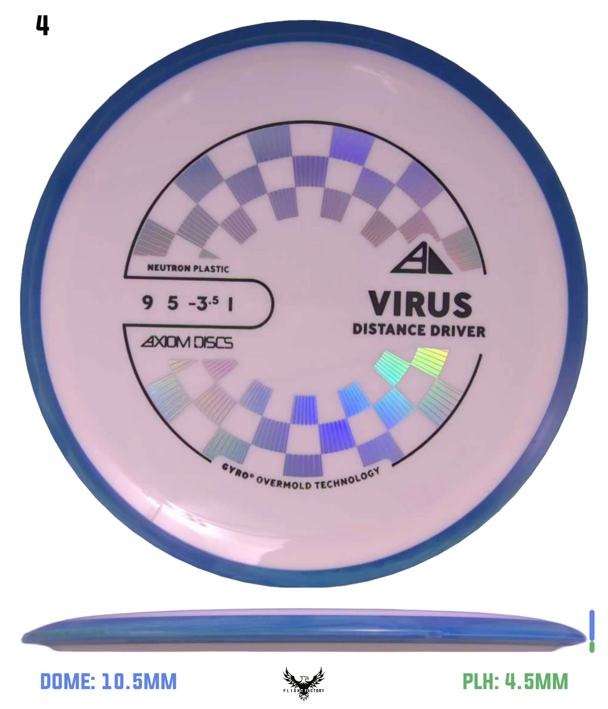 Axiom Neutron Virus - New Stock Stamp