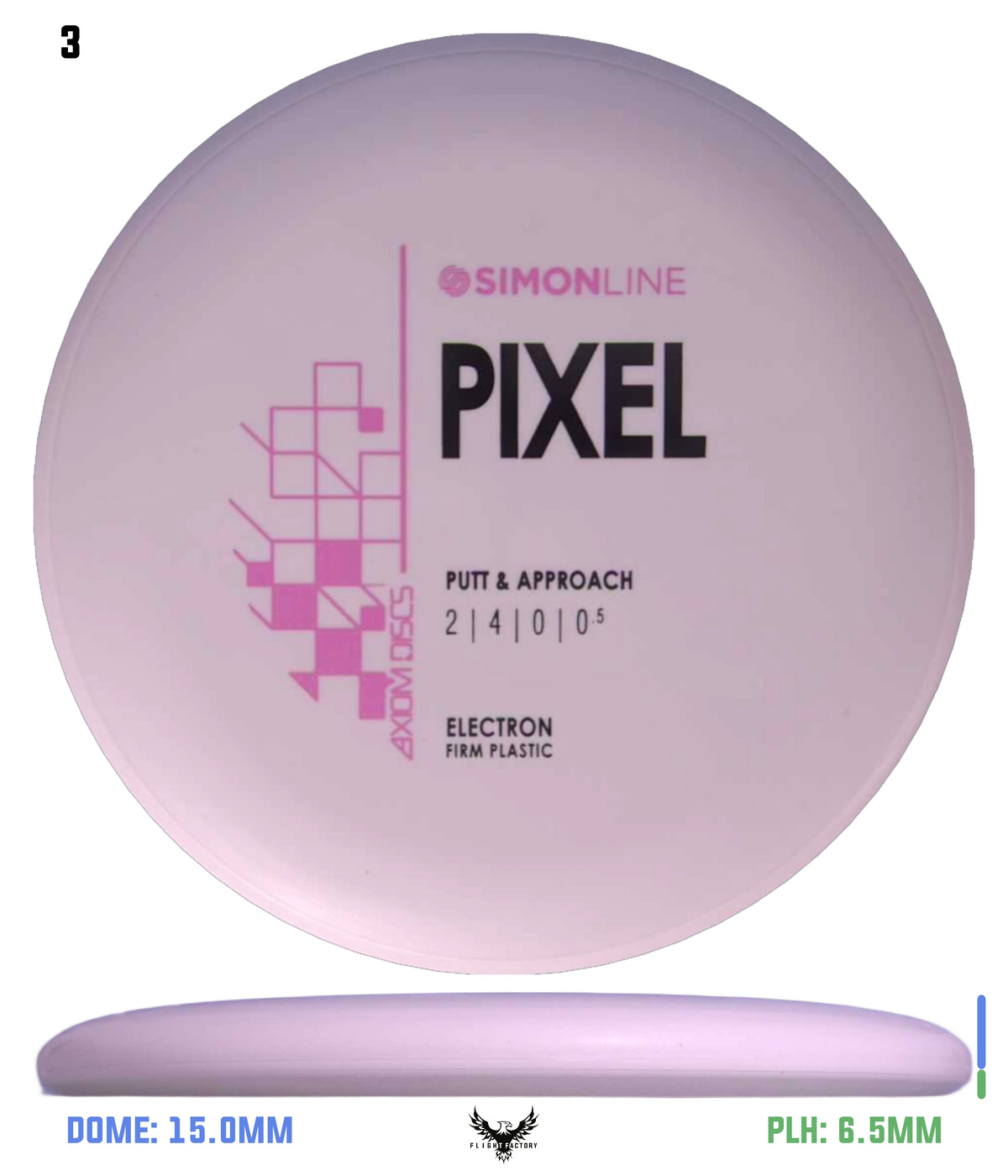 Axiom Simon Lizotte Simon Line Electron (Firm) Pixel - Pink Stamp (Limit 1 Per Customer)