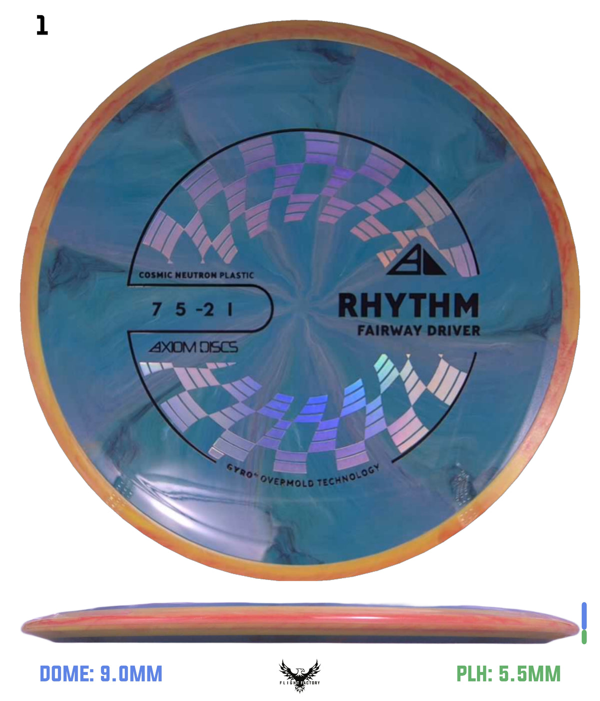 Axiom Cosmic Neutron Rhythm - New Stock Stamp