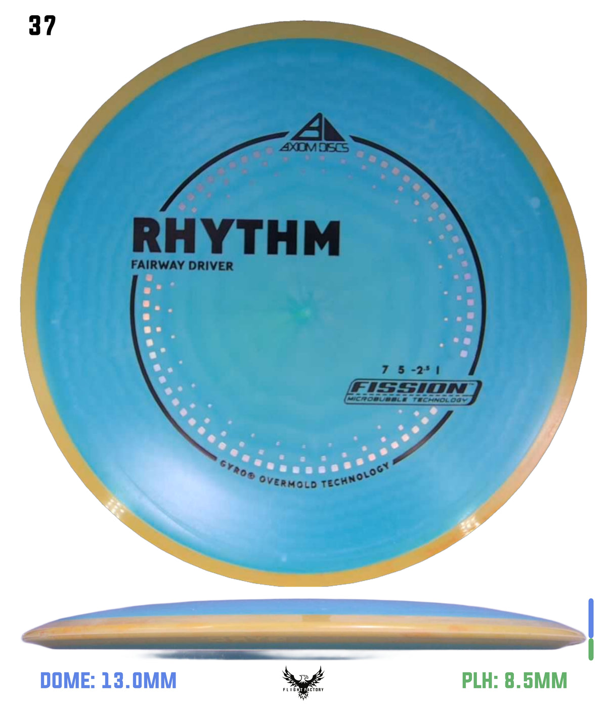 Axiom Fission Rhythm - New Stock Stamp