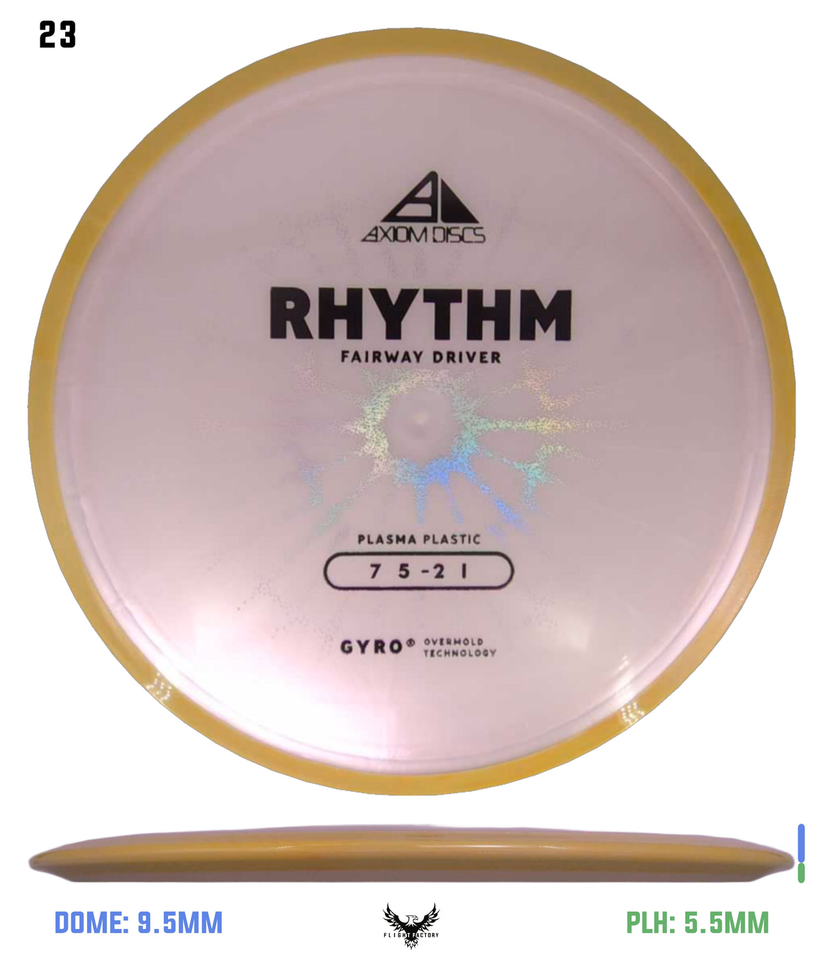 Axiom Plasma Rhythm - New Stock Stamp
