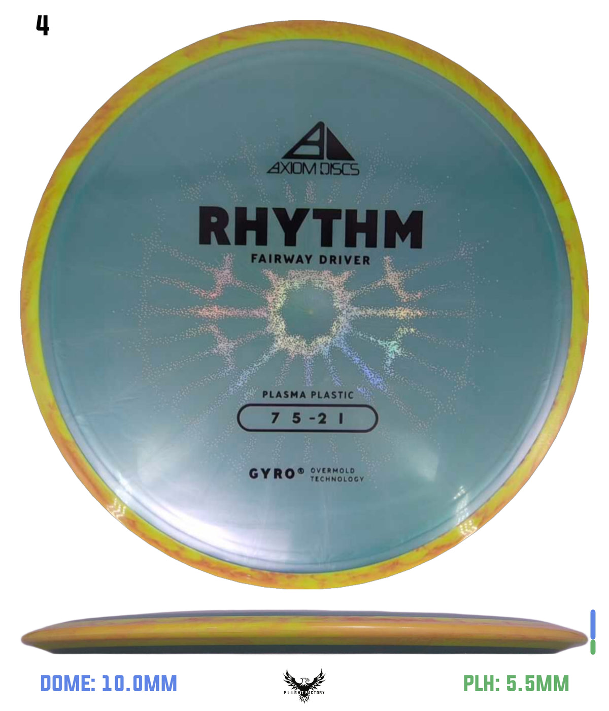 Axiom Plasma Rhythm - New Stock Stamp