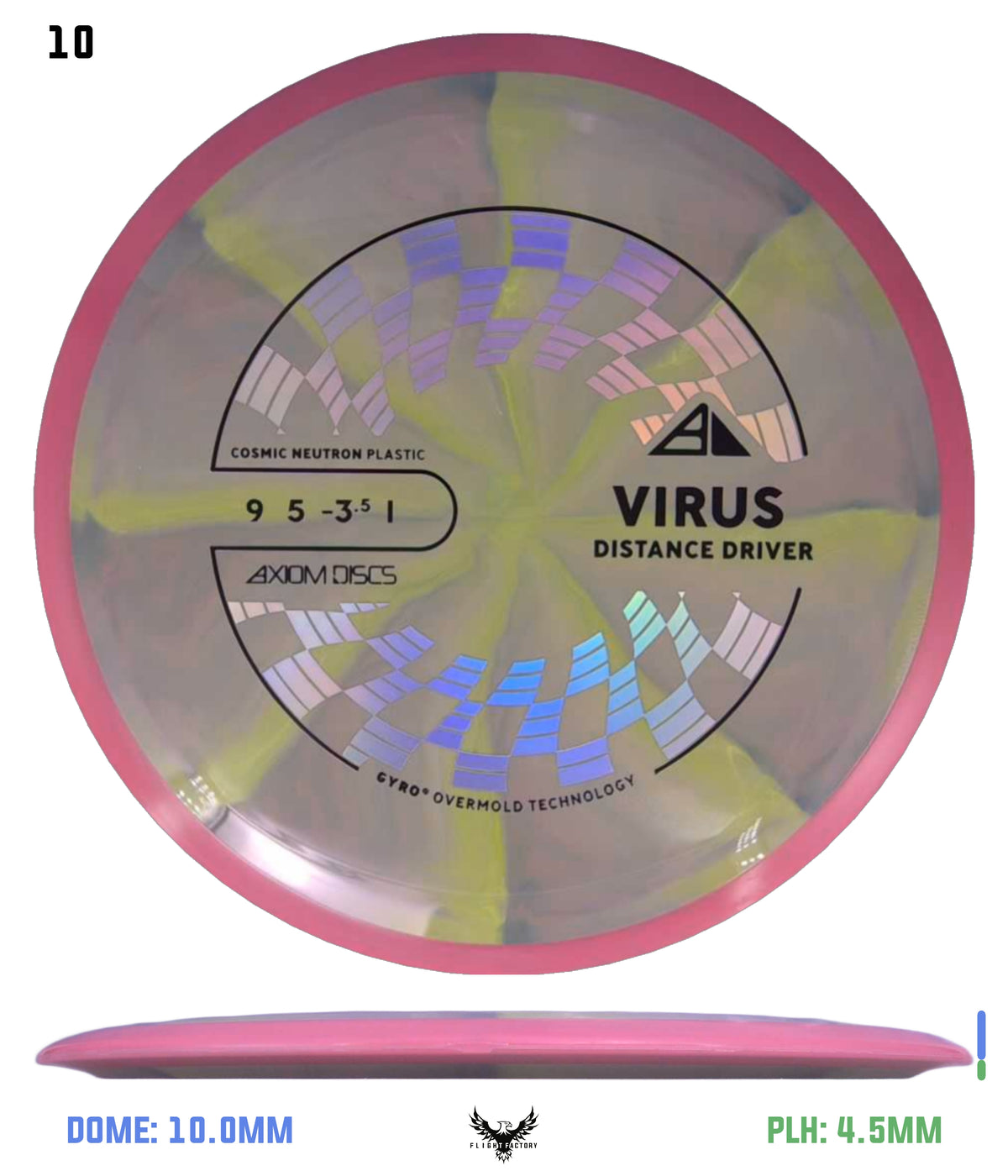 Axiom Cosmic Neutron Virus - New Stock Stamp