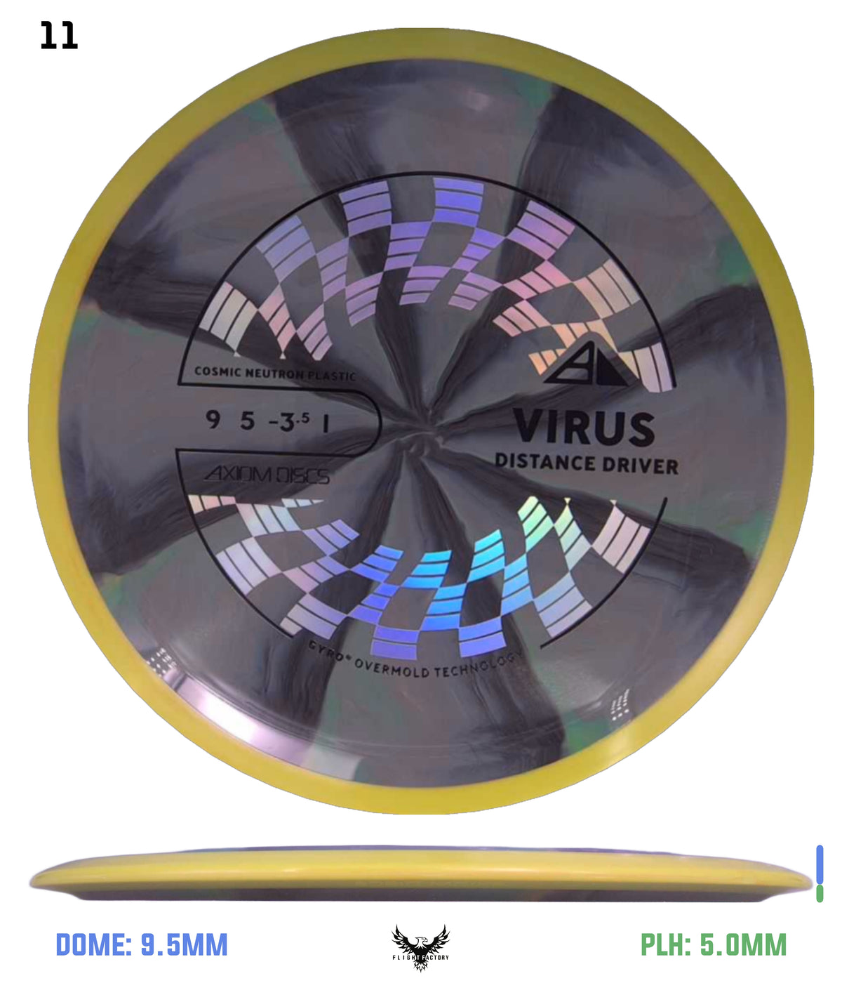 Axiom Cosmic Neutron Virus - New Stock Stamp