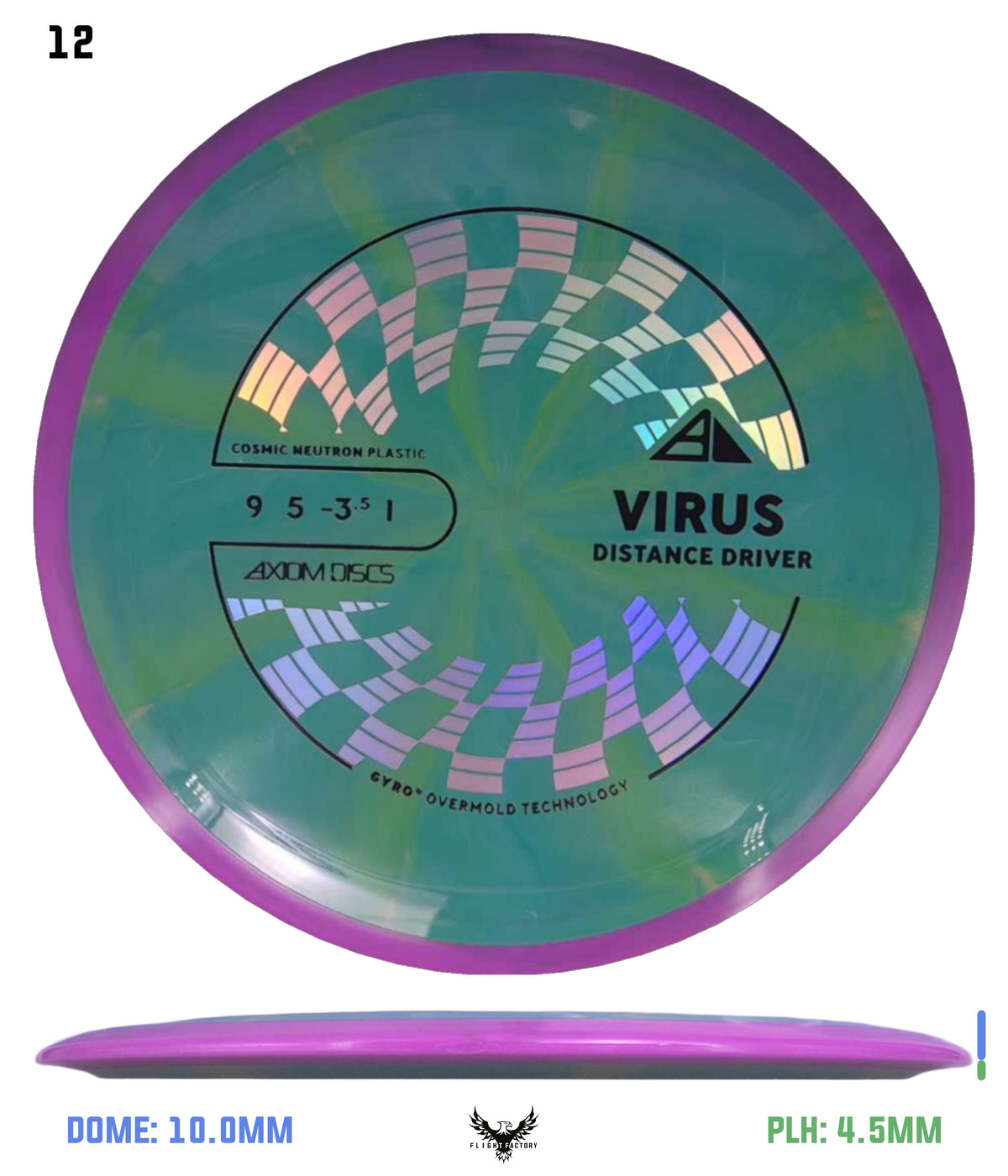 Axiom Cosmic Neutron Virus - New Stock Stamp