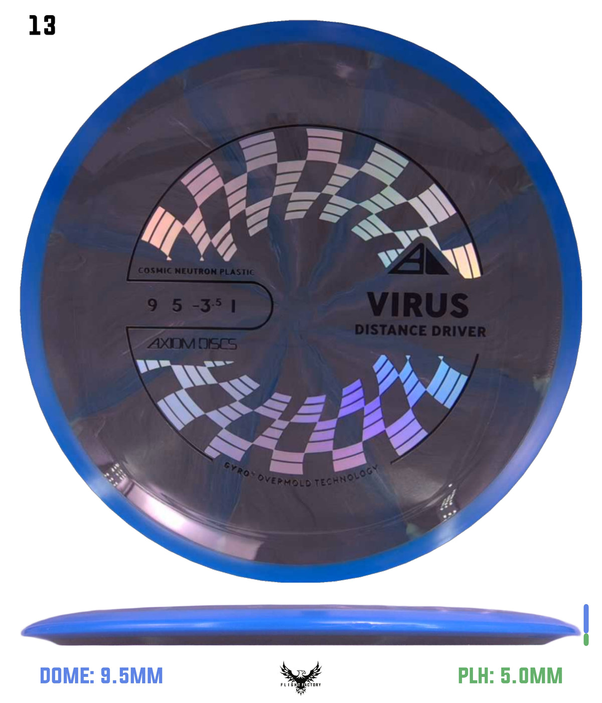 Axiom Cosmic Neutron Virus - New Stock Stamp