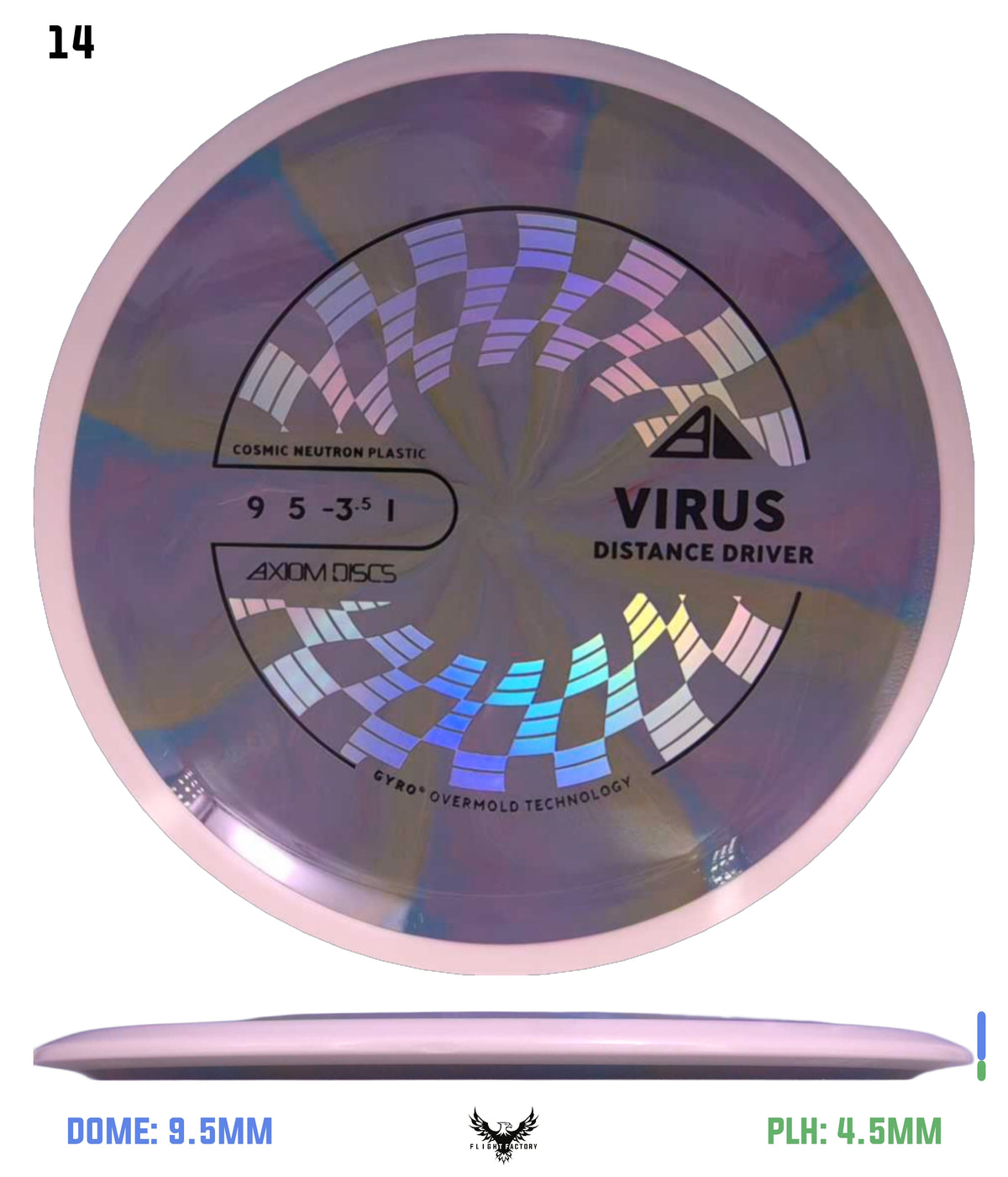 Axiom Cosmic Neutron Virus - New Stock Stamp