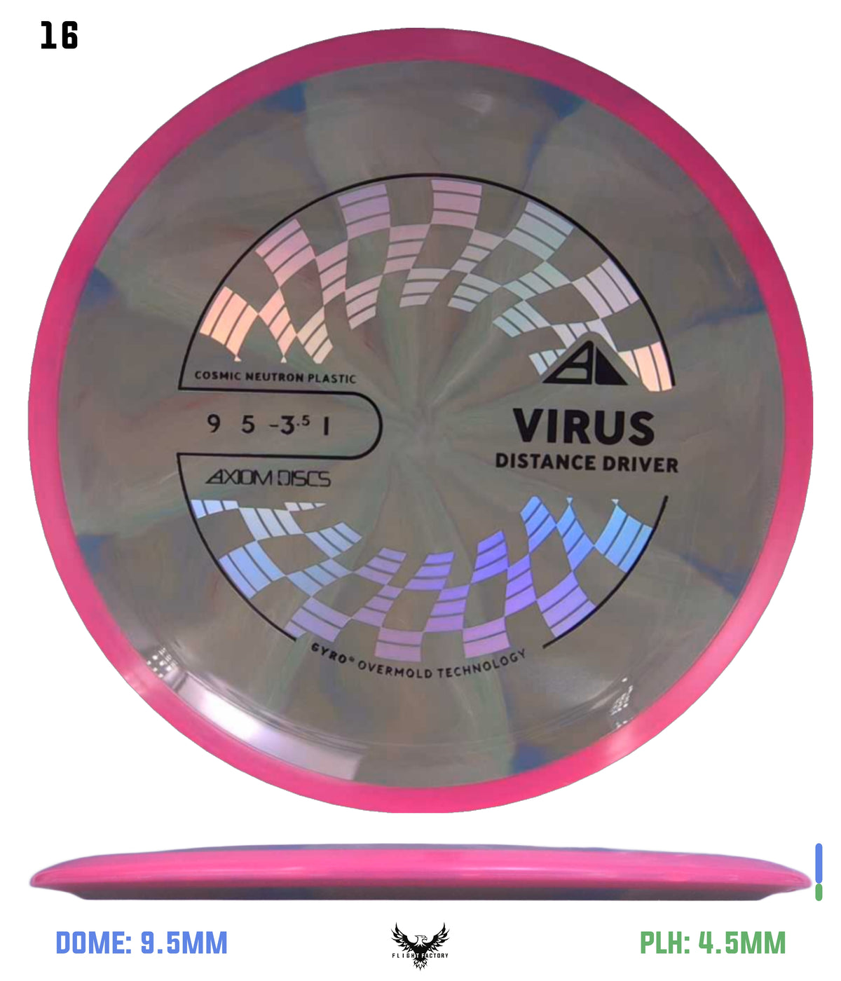 Axiom Cosmic Neutron Virus - New Stock Stamp