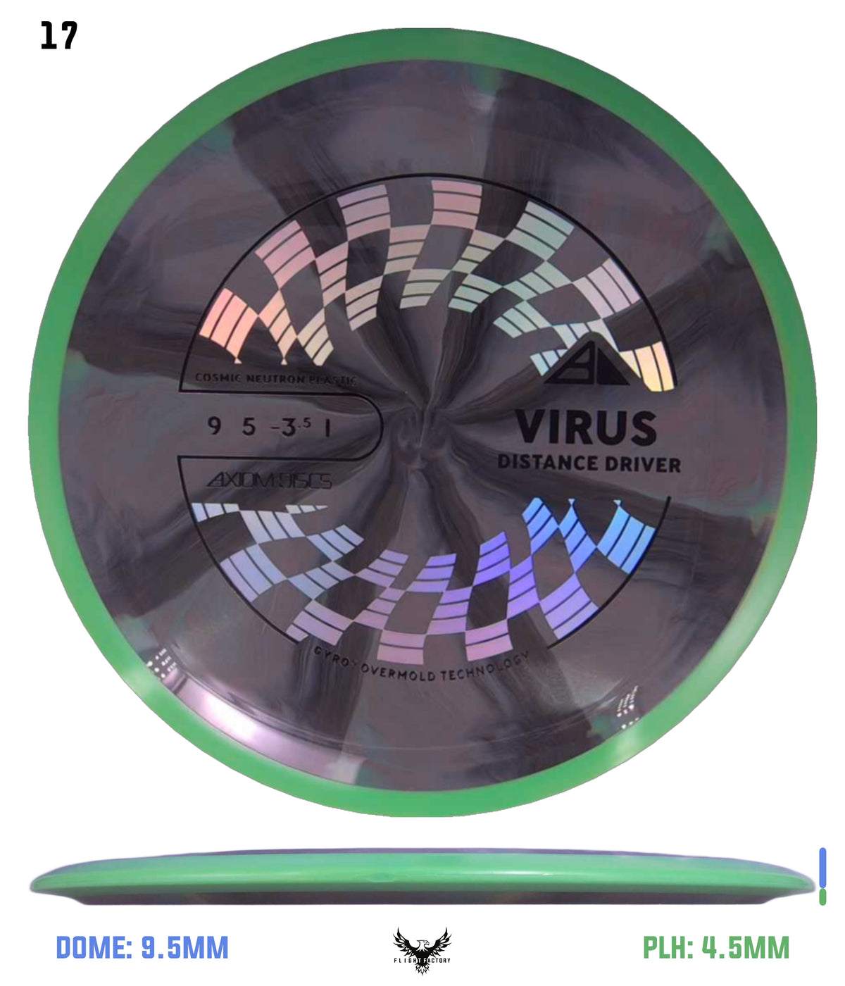 Axiom Cosmic Neutron Virus - New Stock Stamp