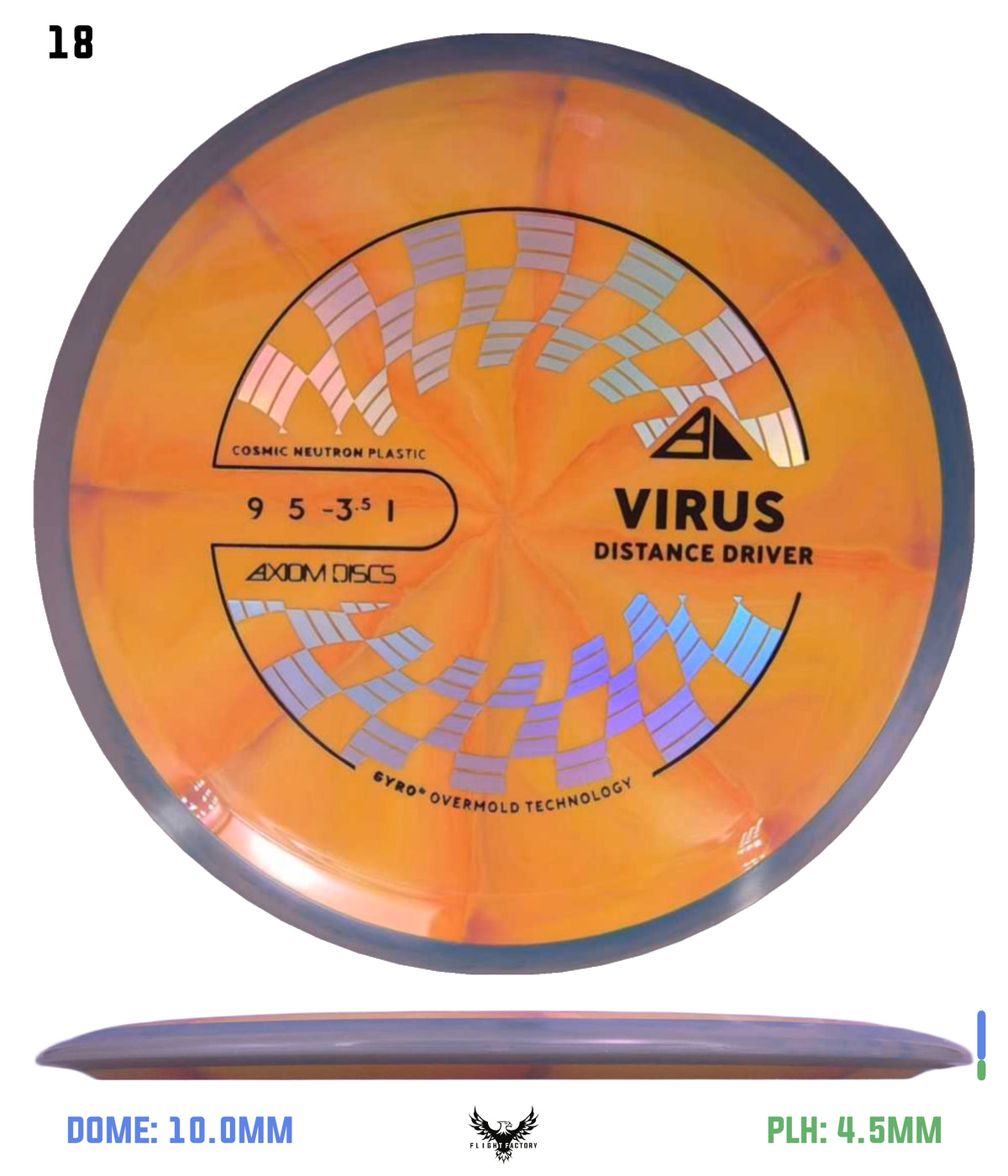 Axiom Cosmic Neutron Virus - New Stock Stamp