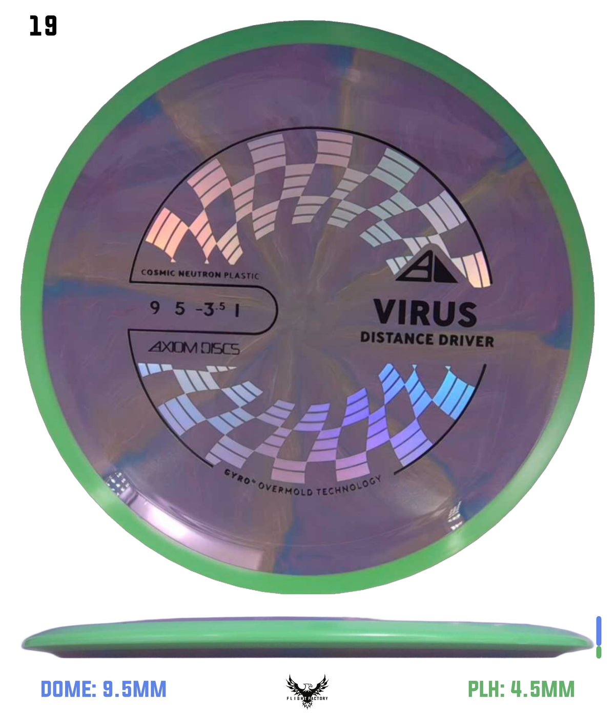 Axiom Cosmic Neutron Virus - New Stock Stamp