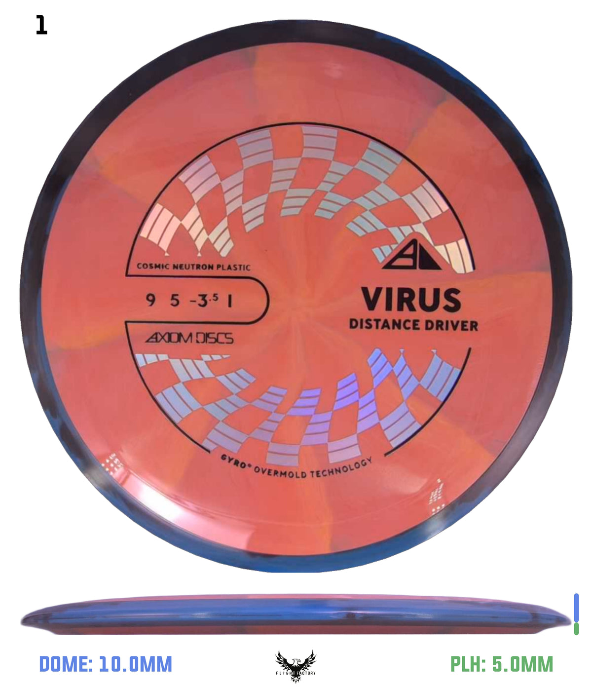 Axiom Cosmic Neutron Virus - New Stock Stamp