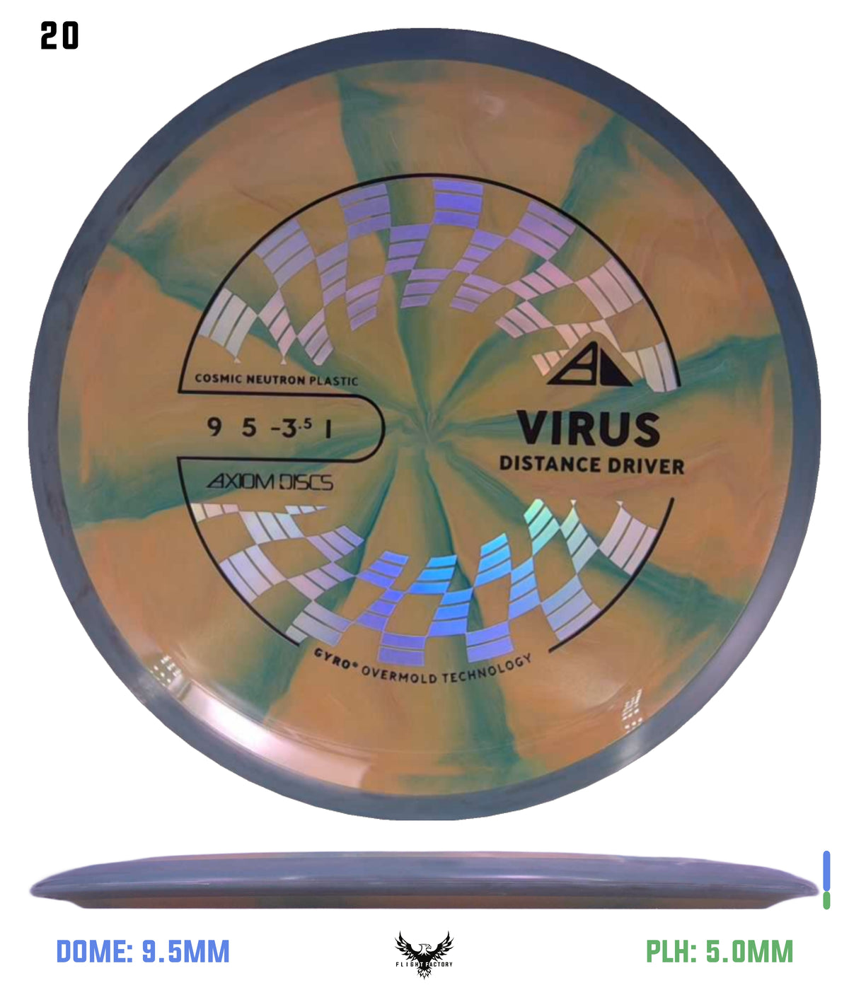 Axiom Cosmic Neutron Virus - New Stock Stamp