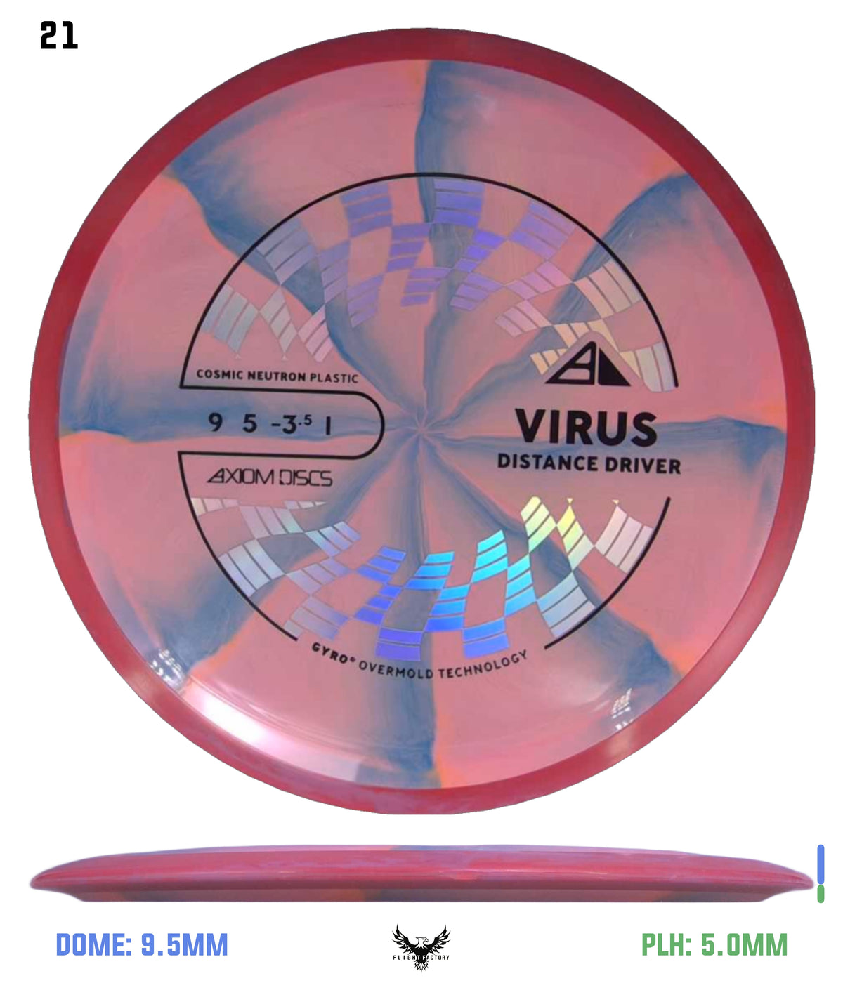 Axiom Cosmic Neutron Virus - New Stock Stamp