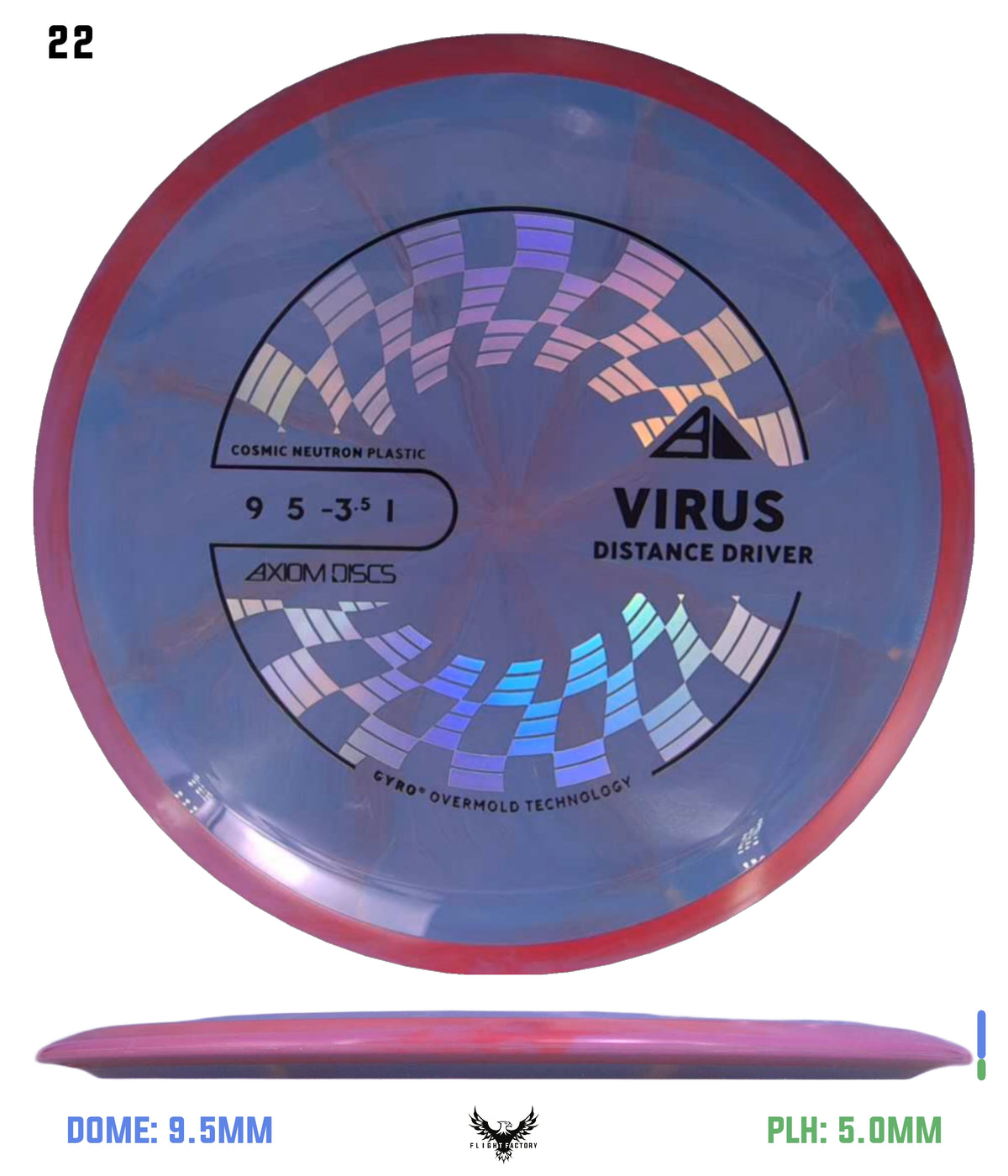 Axiom Cosmic Neutron Virus - New Stock Stamp