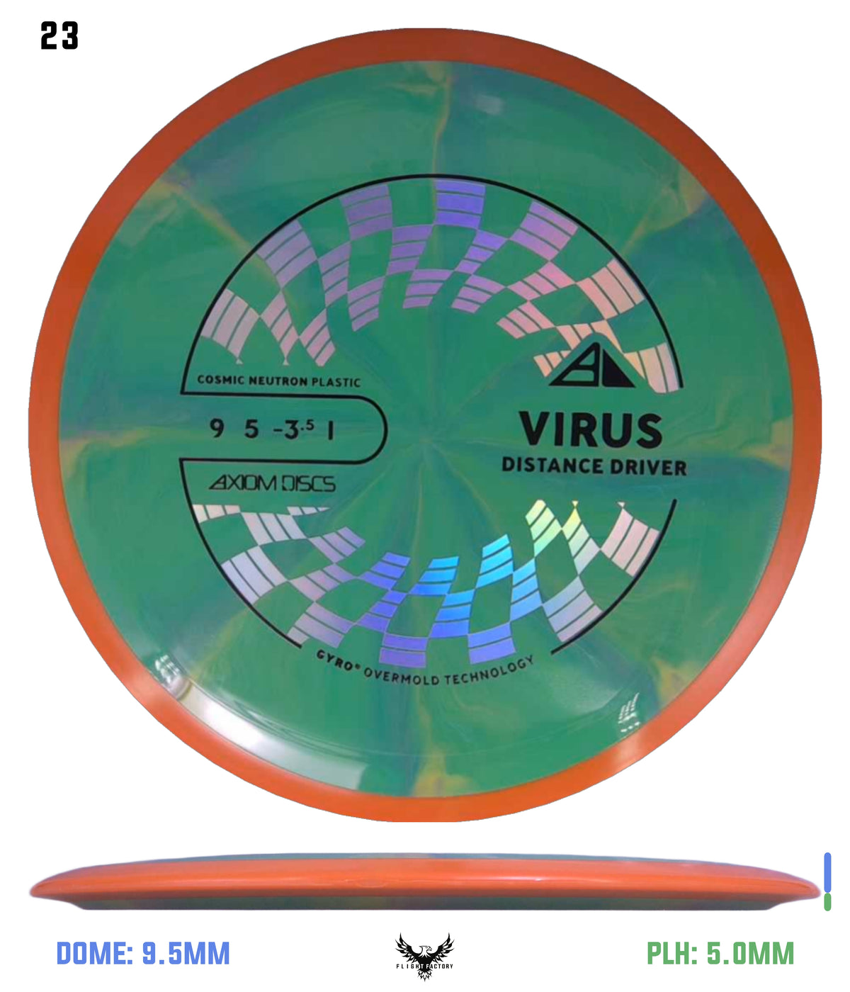 Axiom Cosmic Neutron Virus - New Stock Stamp