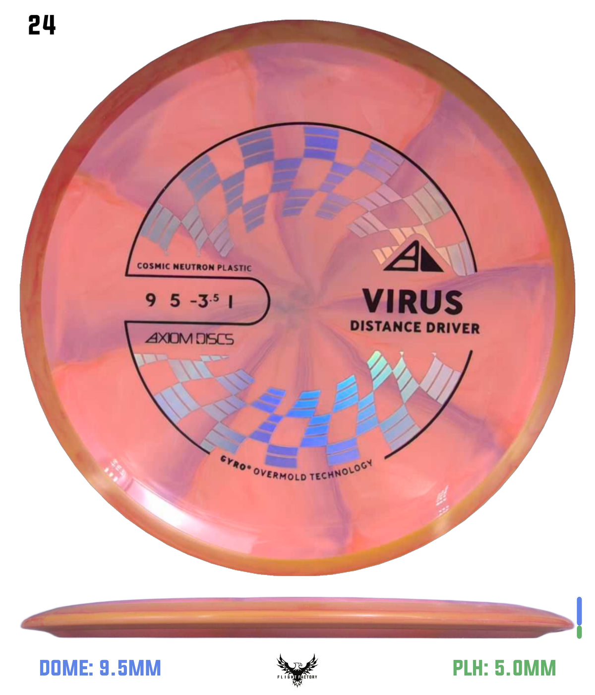 Axiom Cosmic Neutron Virus - New Stock Stamp