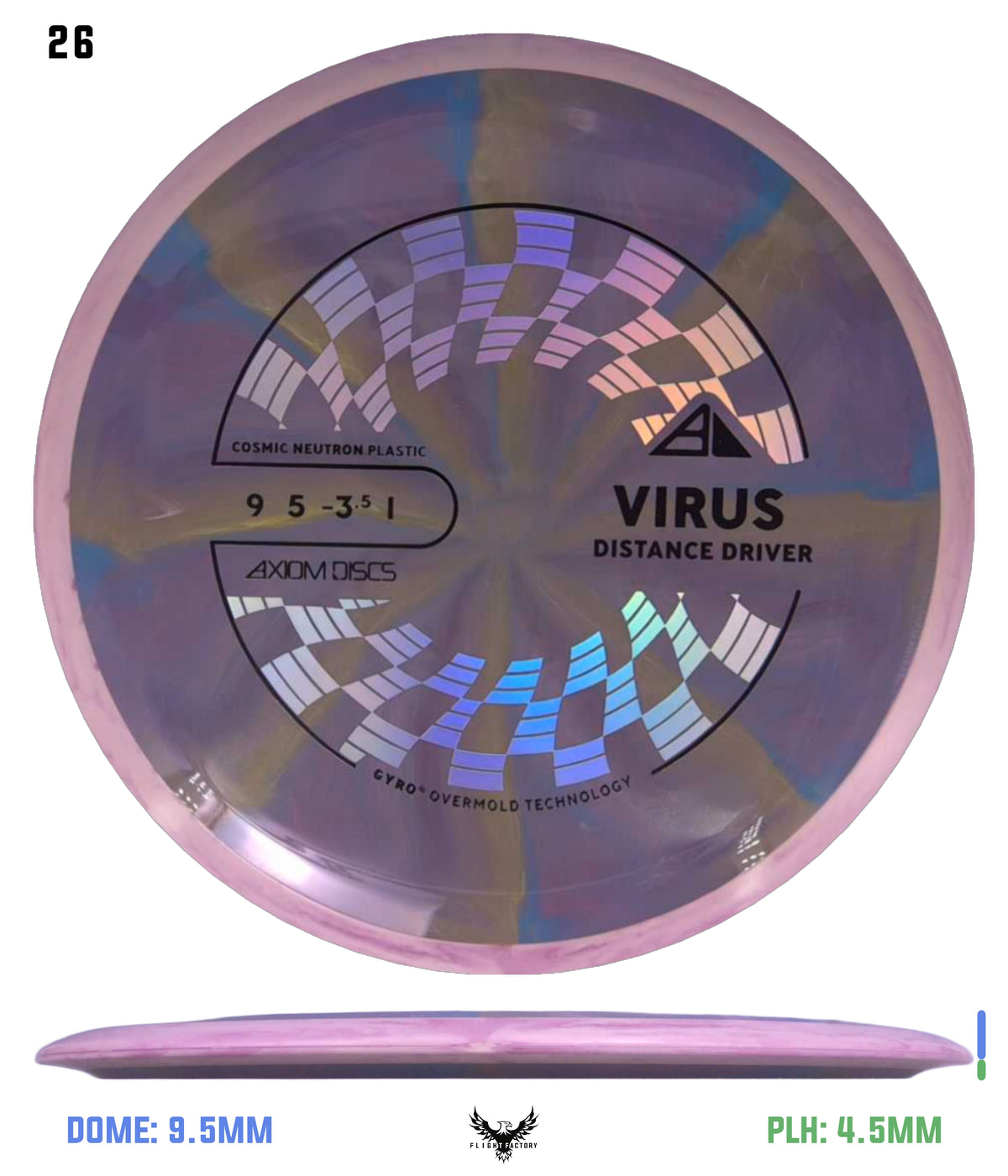 Axiom Cosmic Neutron Virus - New Stock Stamp