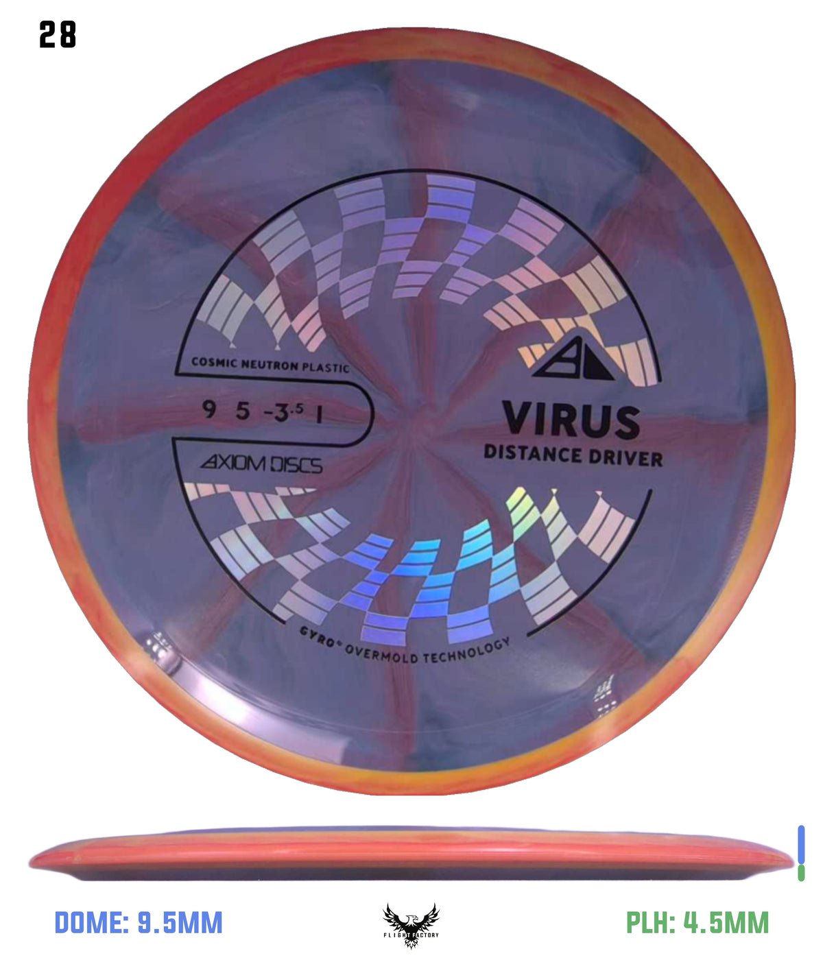 Axiom Cosmic Neutron Virus - New Stock Stamp