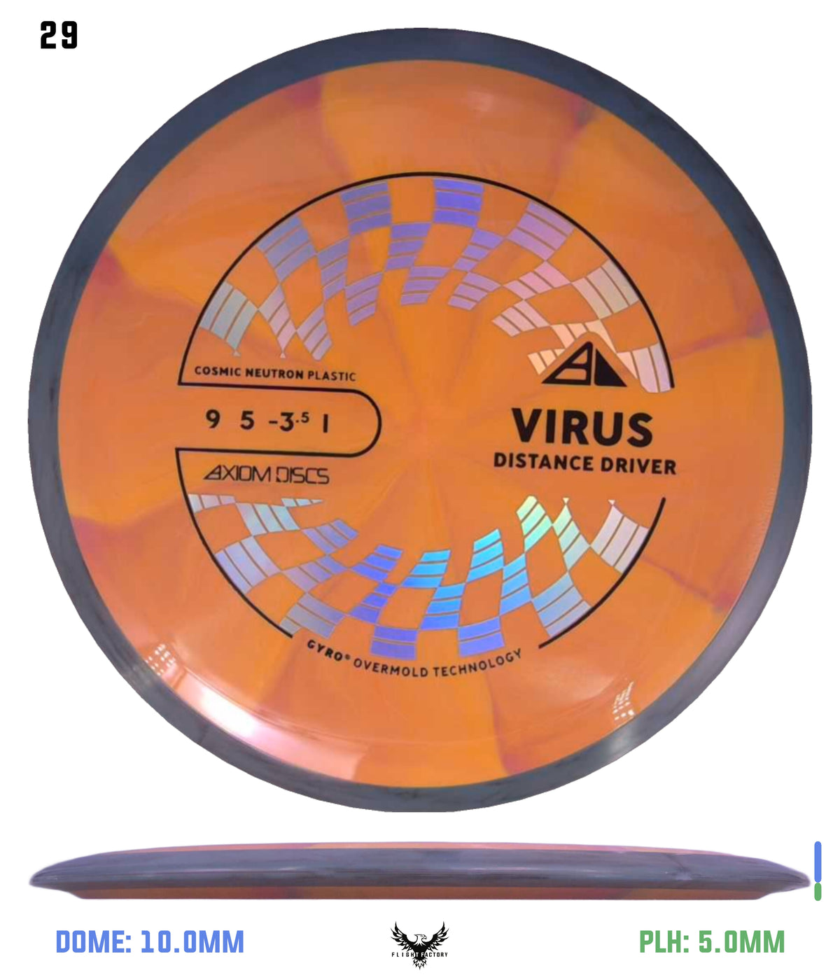 Axiom Cosmic Neutron Virus - New Stock Stamp