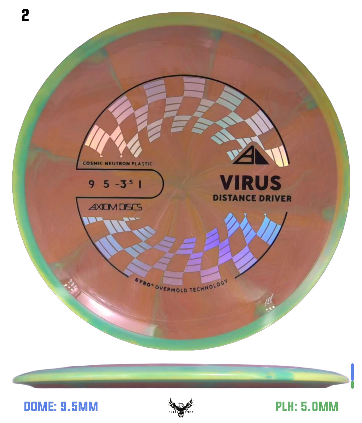 Axiom Cosmic Neutron Virus - New Stock Stamp
