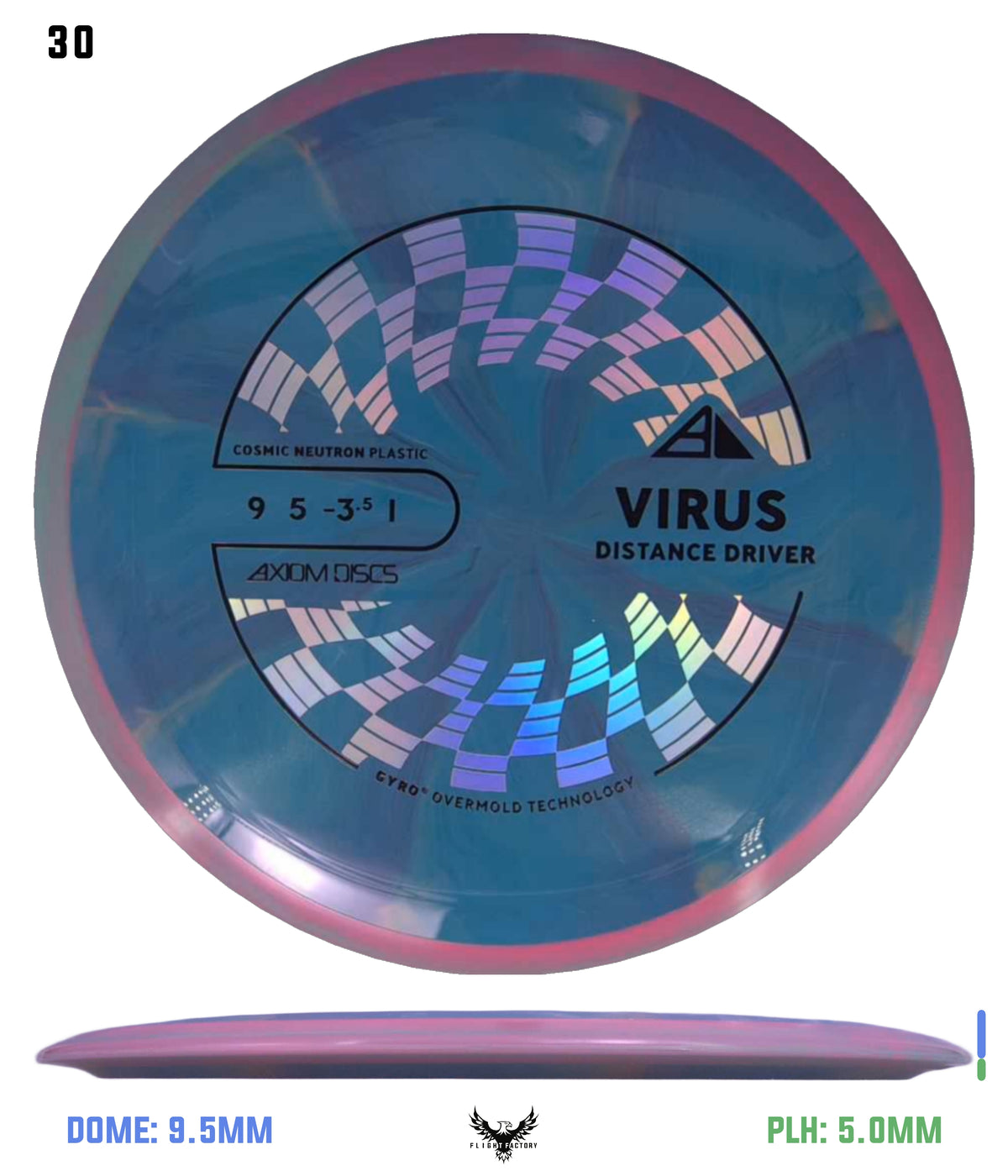 Axiom Cosmic Neutron Virus - New Stock Stamp