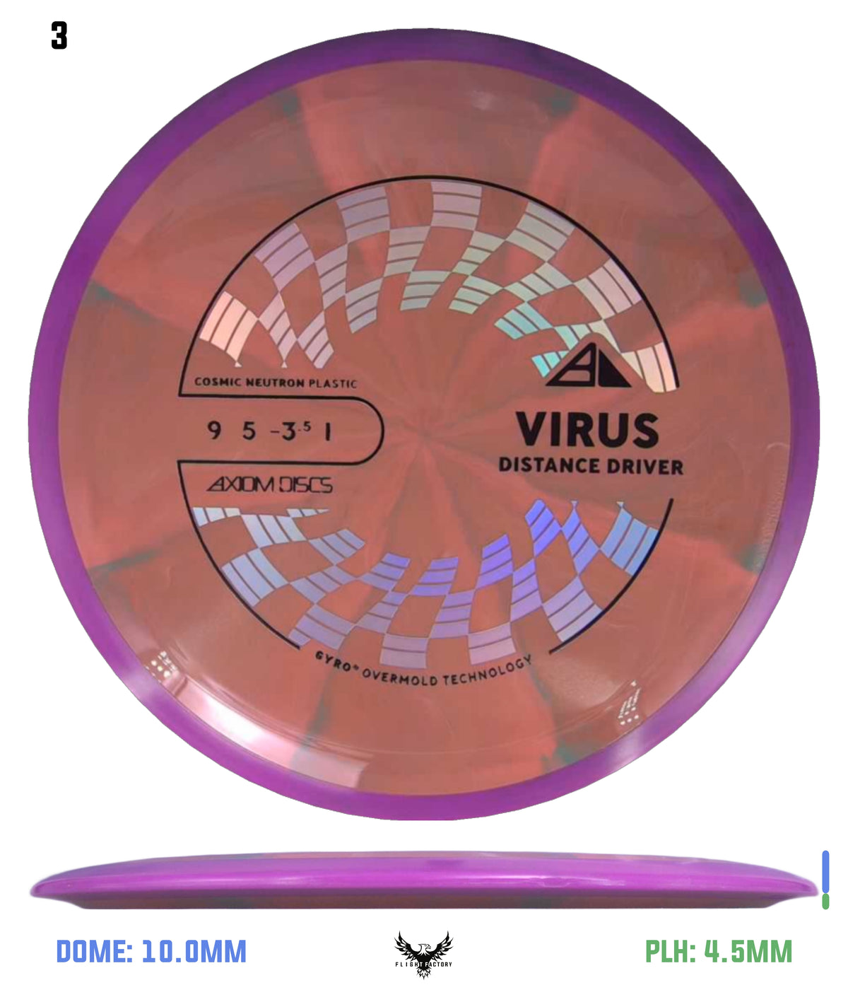 Axiom Cosmic Neutron Virus - New Stock Stamp