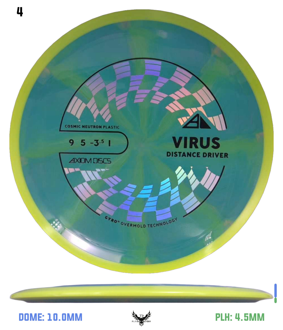 Axiom Cosmic Neutron Virus - New Stock Stamp