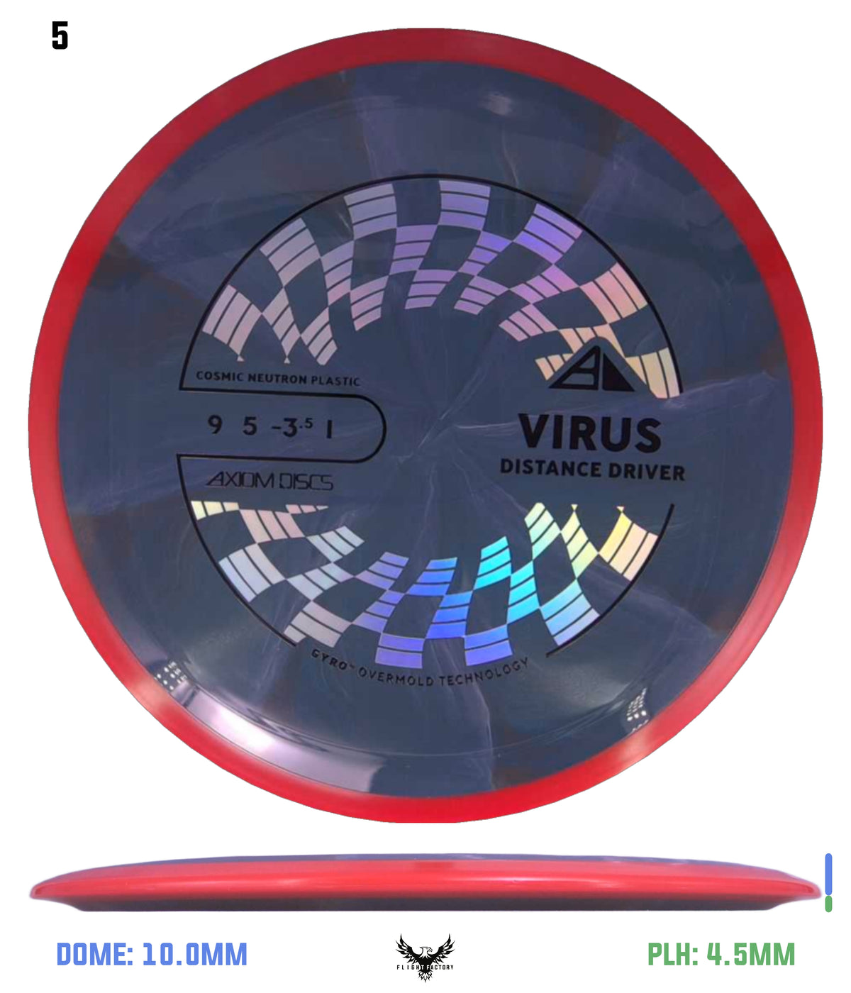 Axiom Cosmic Neutron Virus - New Stock Stamp