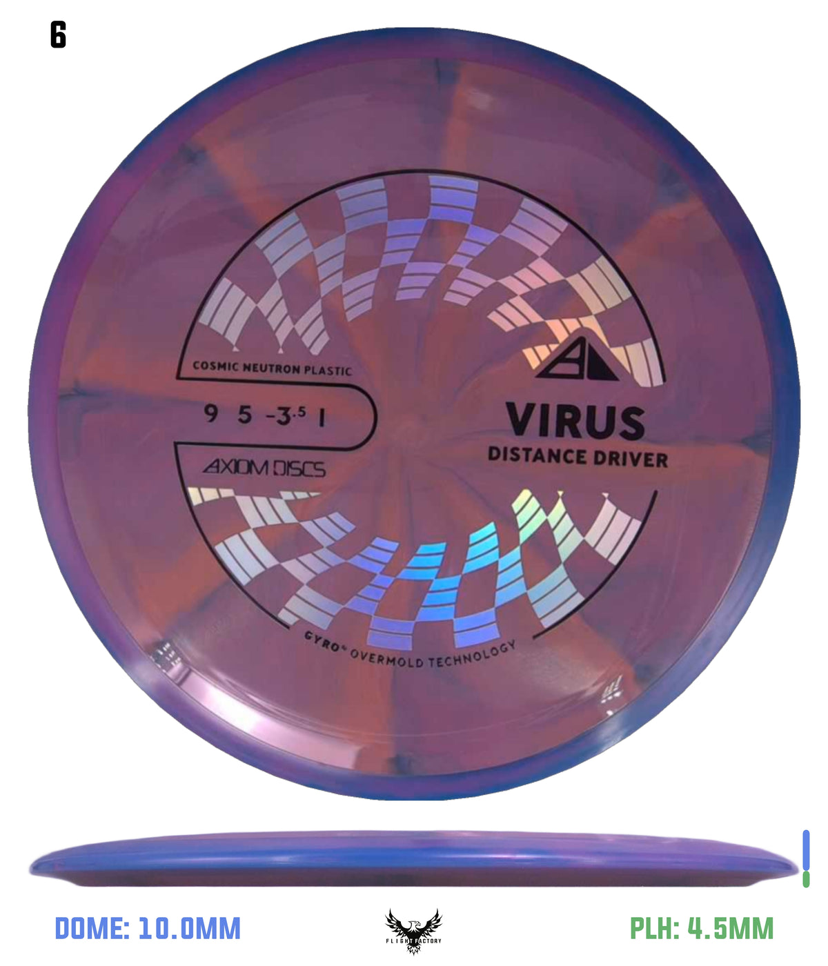 Axiom Cosmic Neutron Virus - New Stock Stamp