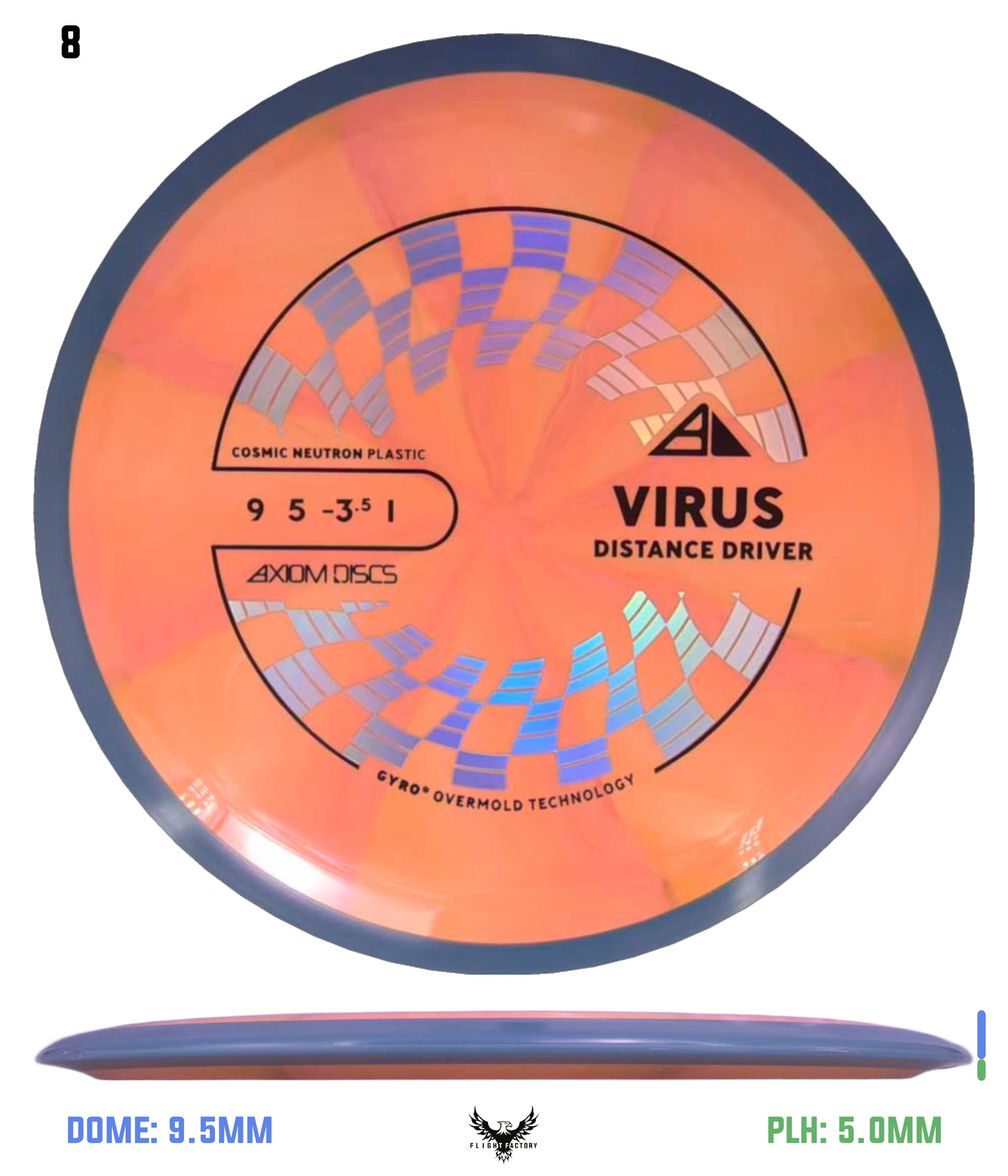 Axiom Cosmic Neutron Virus - New Stock Stamp
