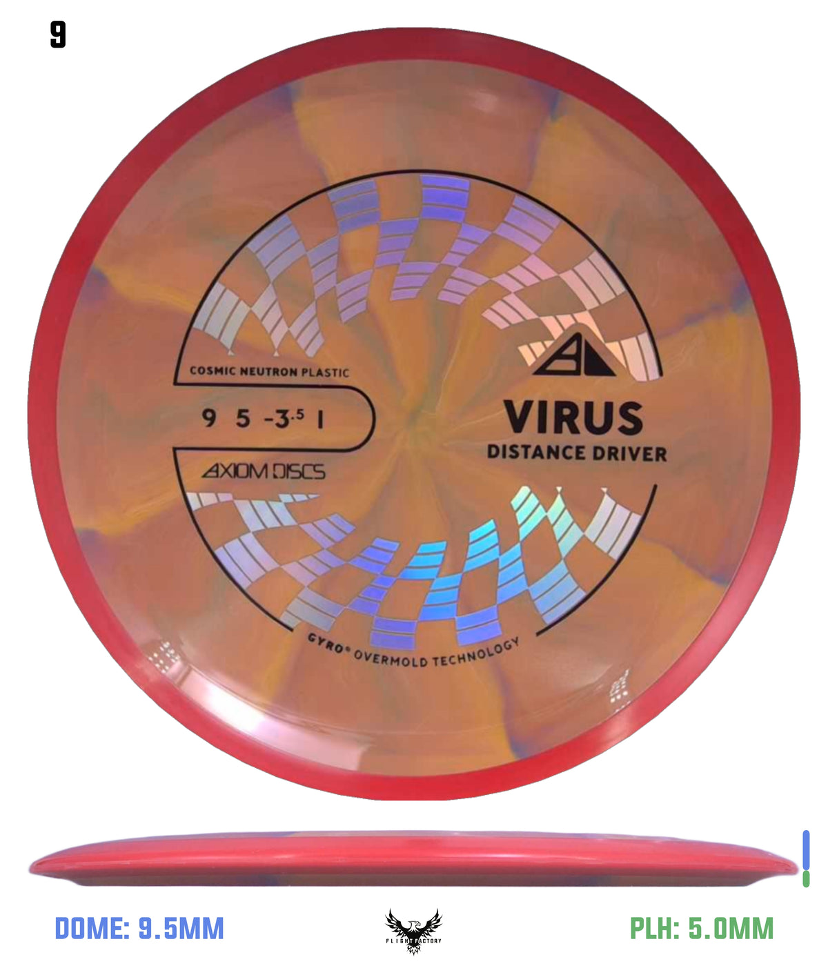 Axiom Cosmic Neutron Virus - New Stock Stamp