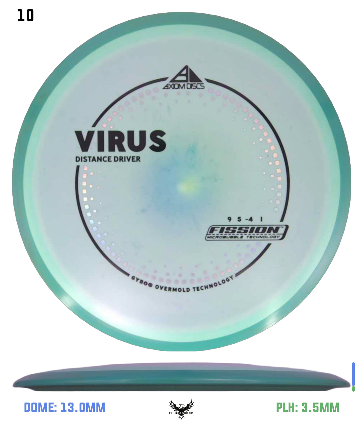 Axiom Fission Virus - New Stock Stamp
