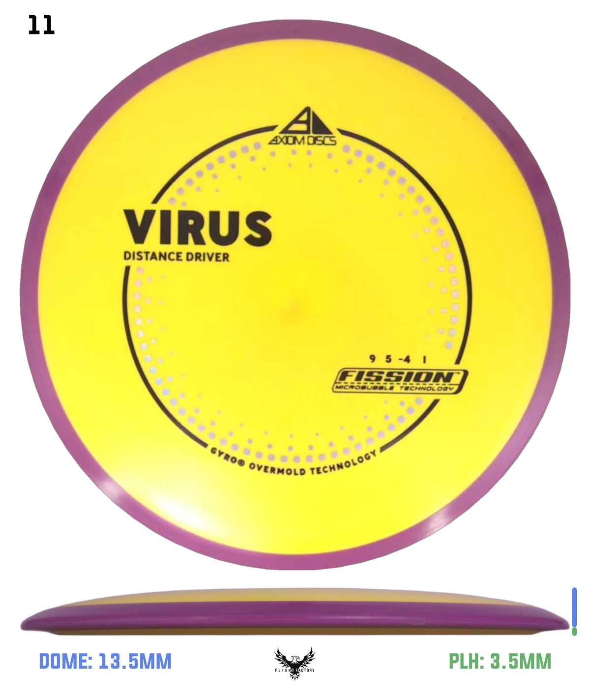 Axiom Fission Virus - New Stock Stamp