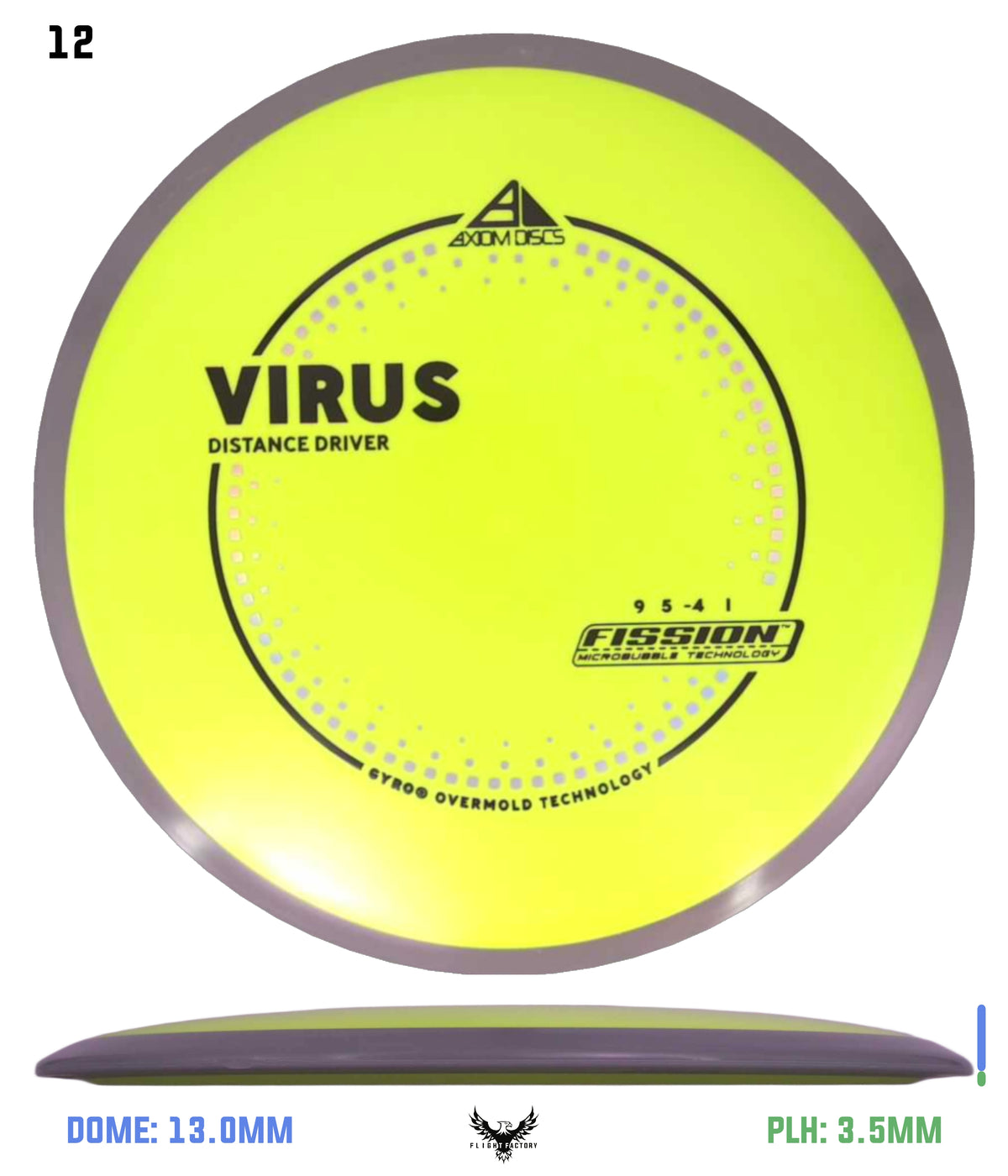 Axiom Fission Virus - New Stock Stamp